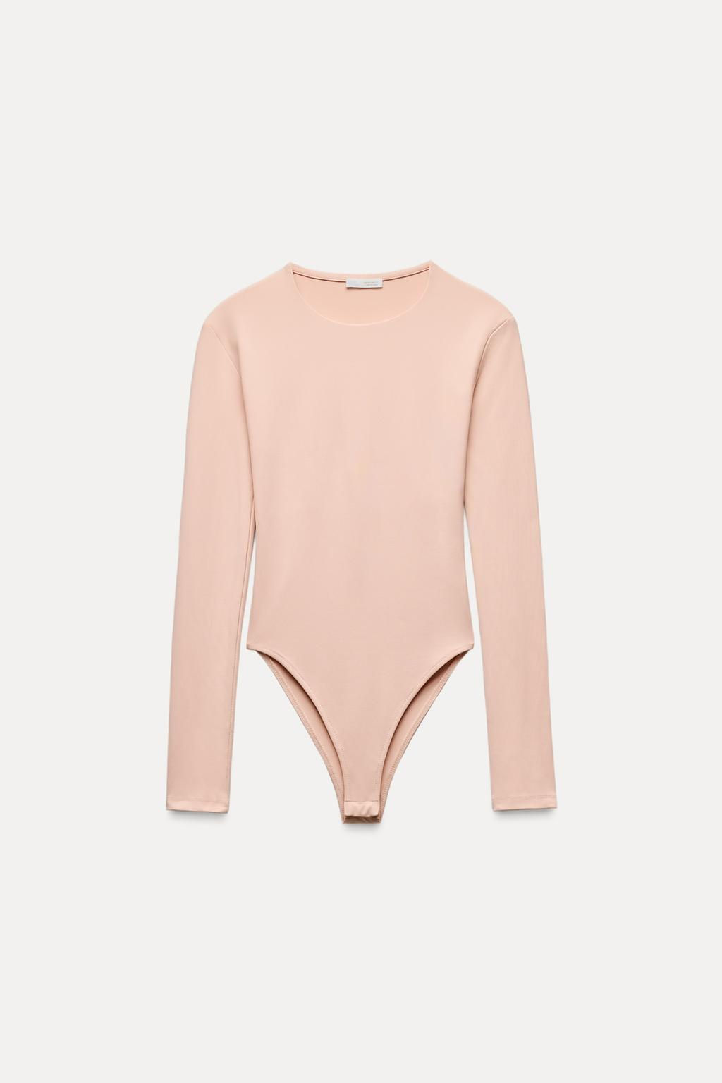 LONG SLEEVE POLYAMIDE BODYSUIT - Zara фото 5