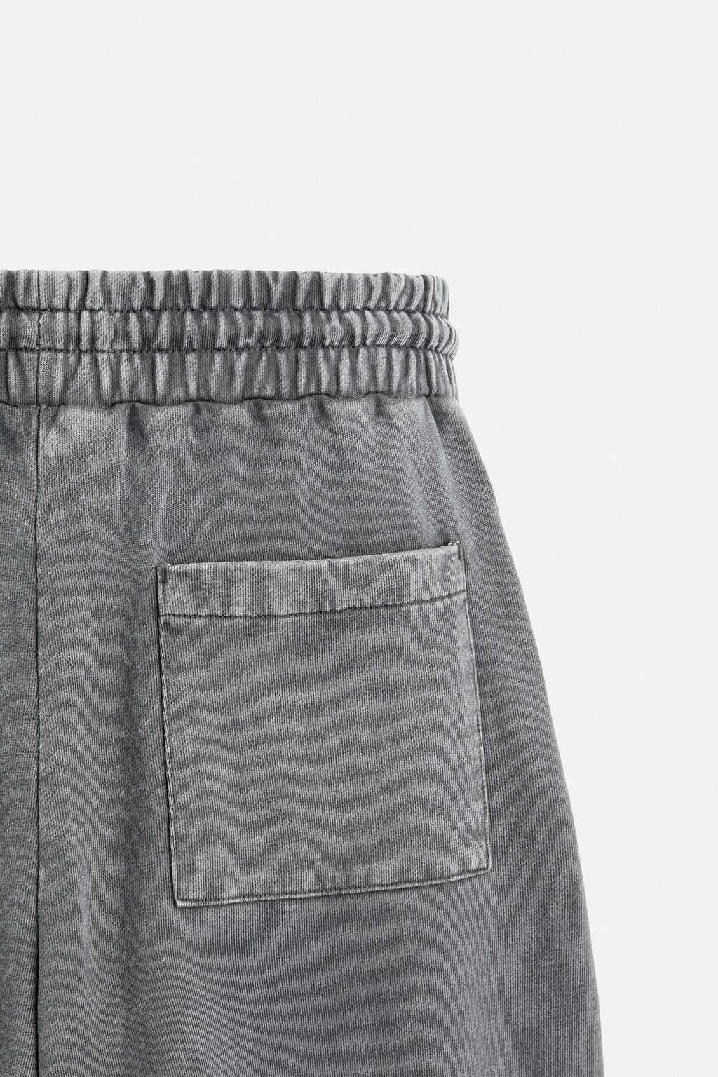 OVERSIZE FADED JOGGER TROUSERS - Zara фото 9