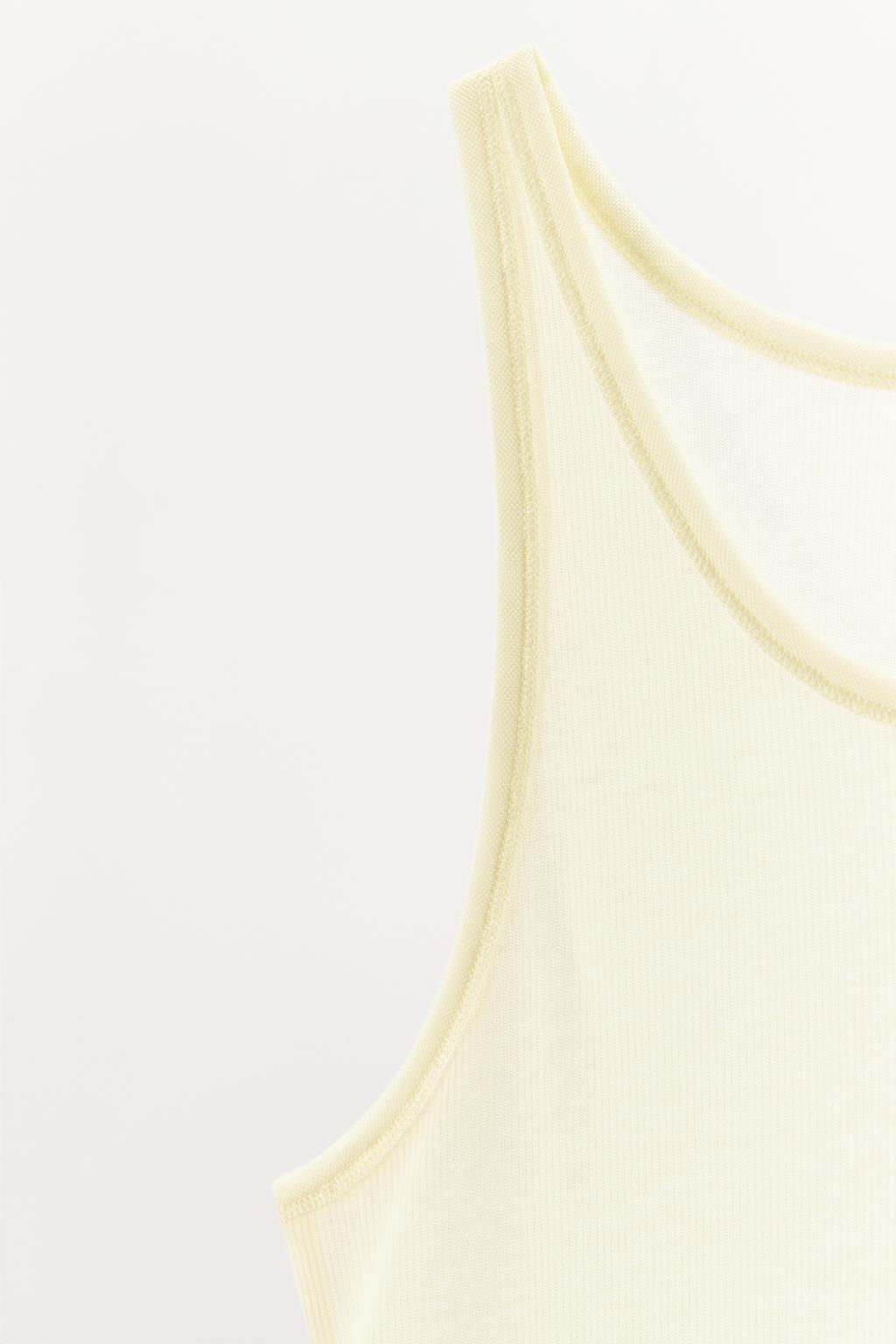 COTTON STRAPPY TOP - Zara фото 9