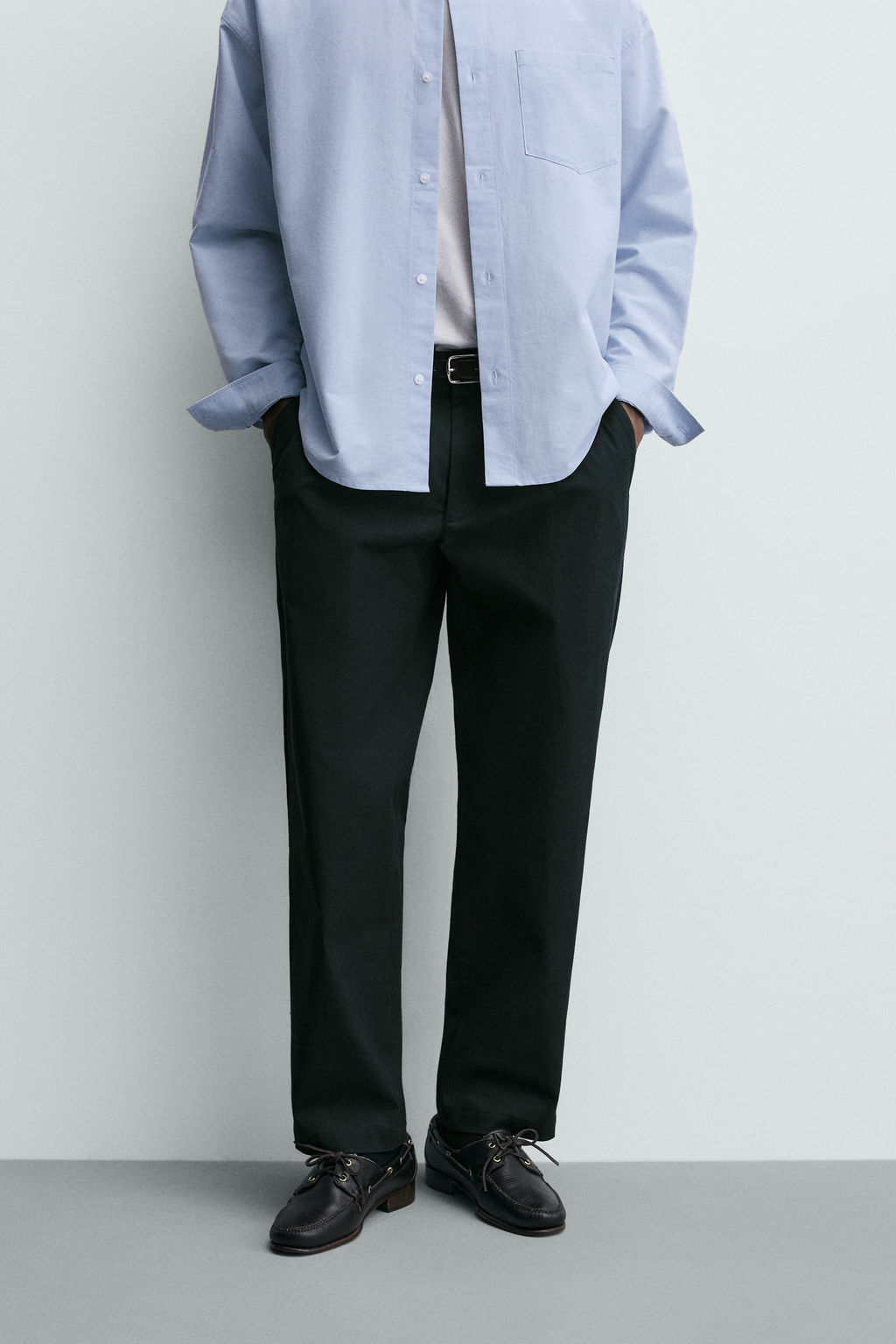 PLEATED TEXTURED TROUSERS - Zara фото 11