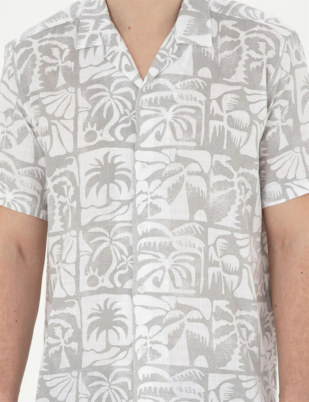 Gri Comfort Fit K_sa Kollu G_mlek - Pierre cardin фото 6