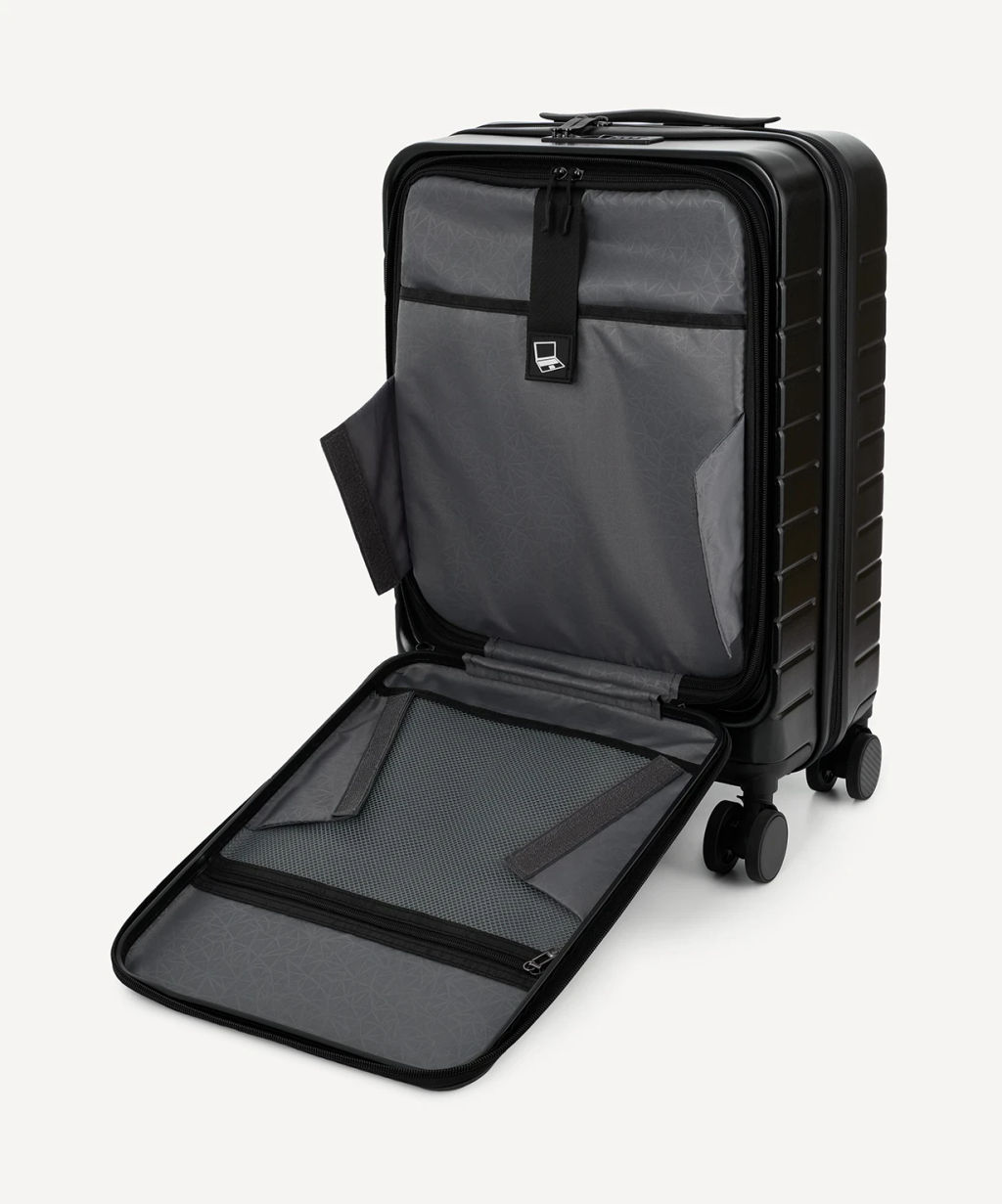 Чемодан для ручной клади JOGEL ESSENTIAL Carry on Spinner, черный  фото 6