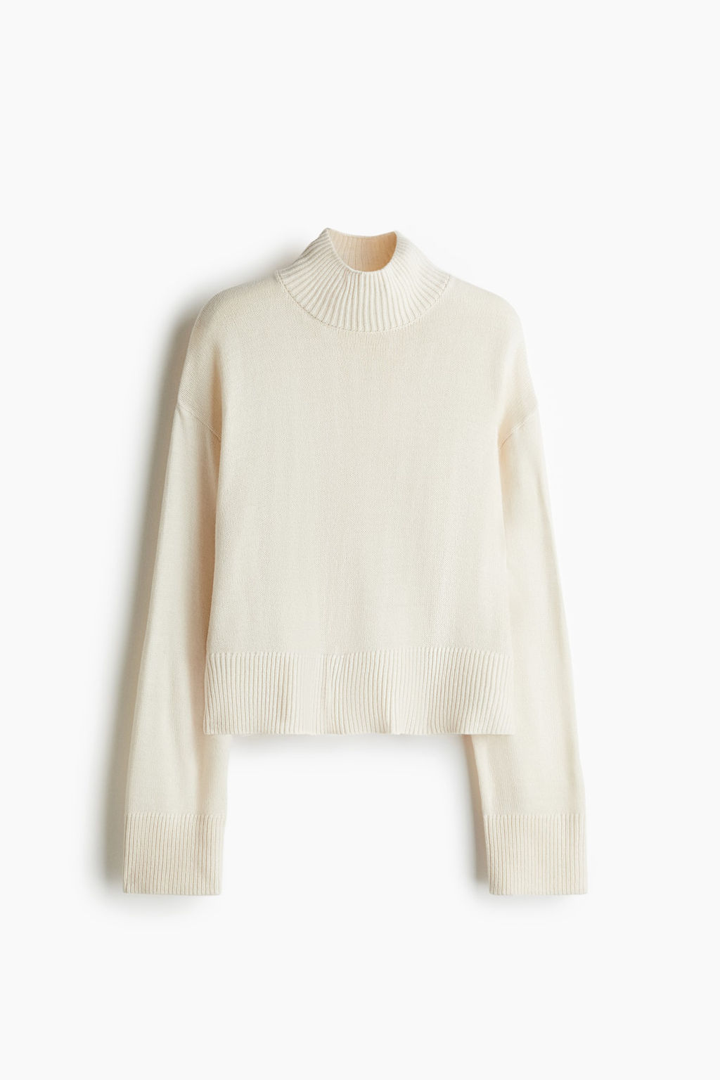 Jersey de punto fino con cuello perkins - H&m фото 4