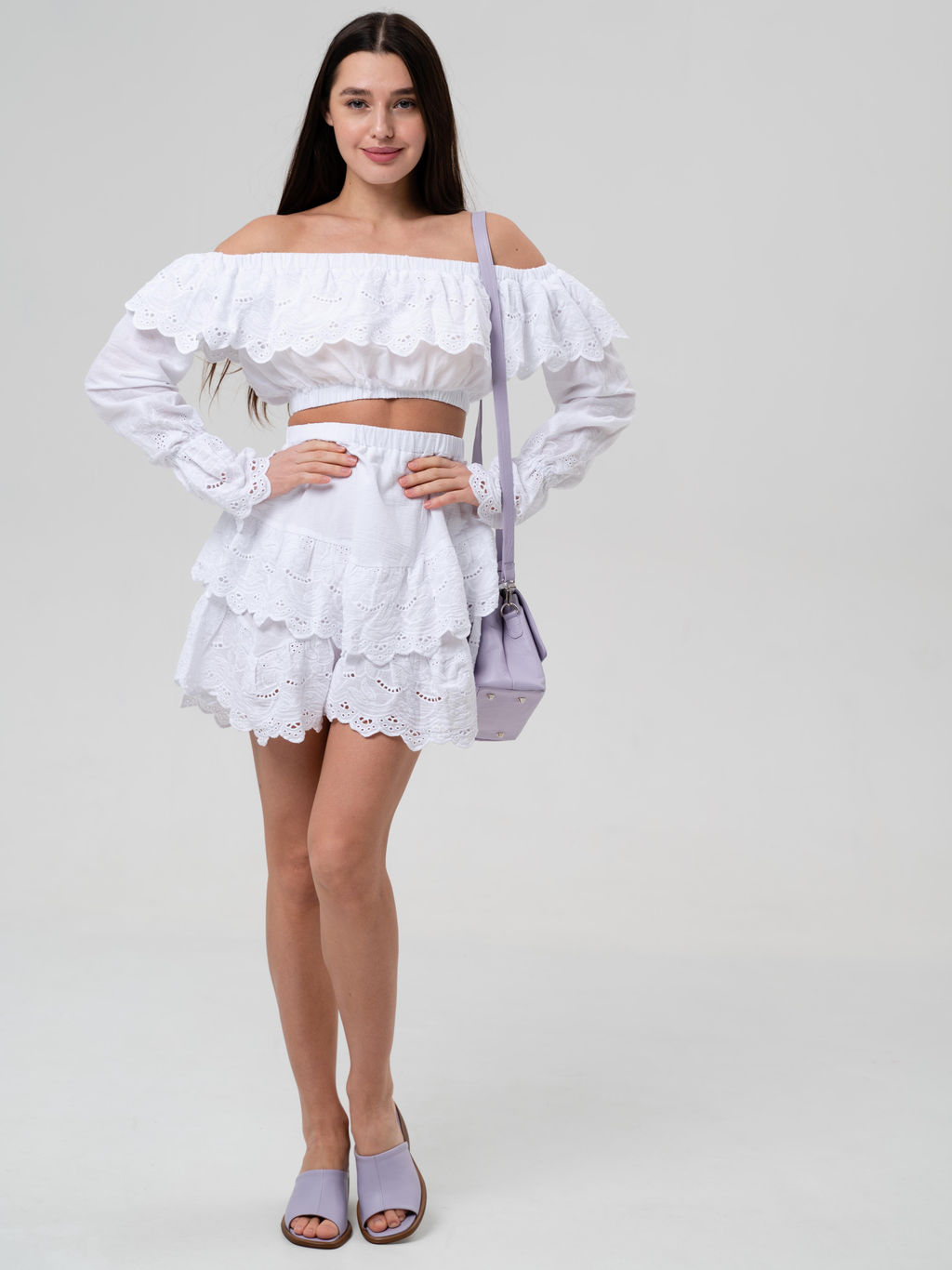 Босоножки EDART 4012.23663 br. Лиловый+коричневый