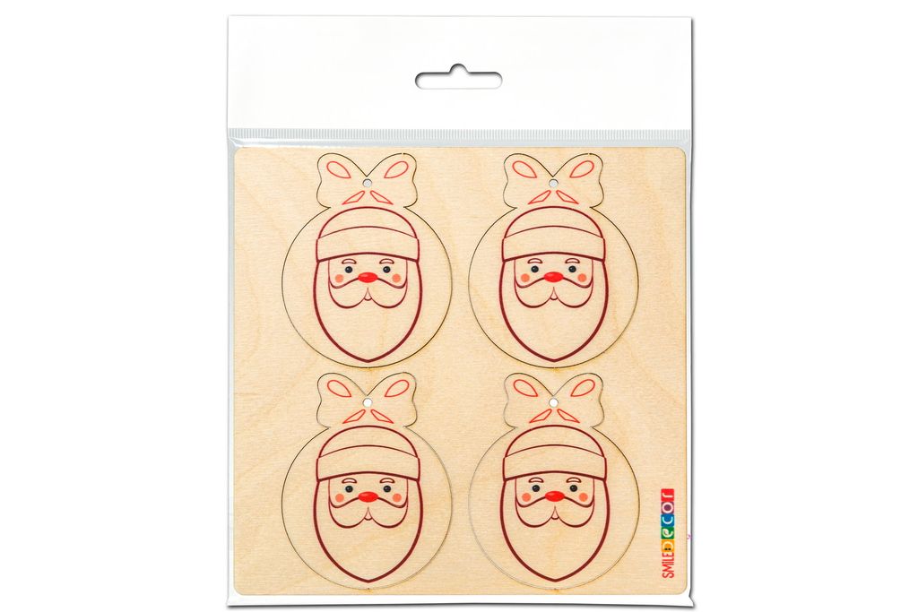 Набор для творчества Новогодние раскраски. Дед Мороз - Smiledecor фото 2