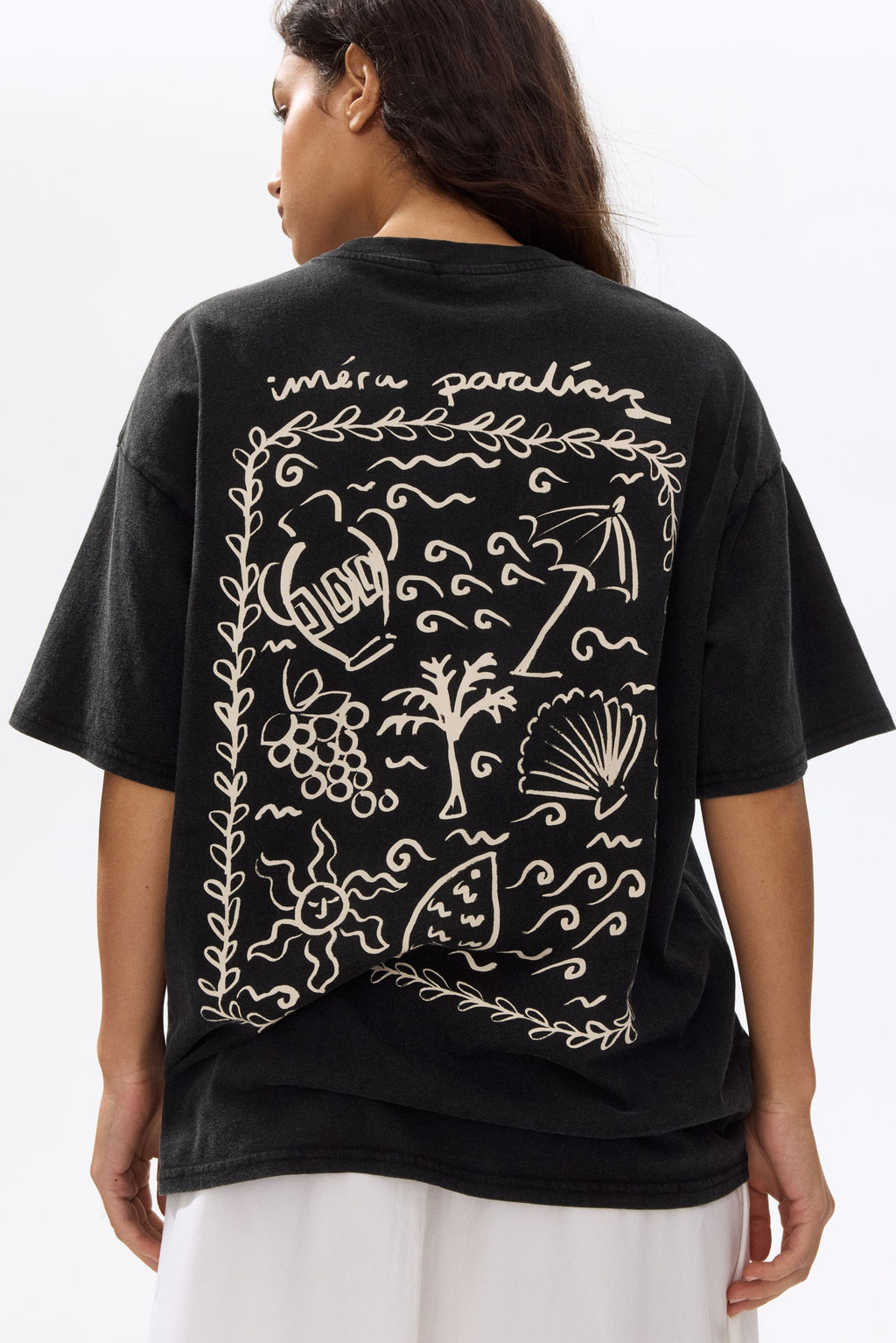 Camiseta oversize con motivo estampado - H&m фото 10