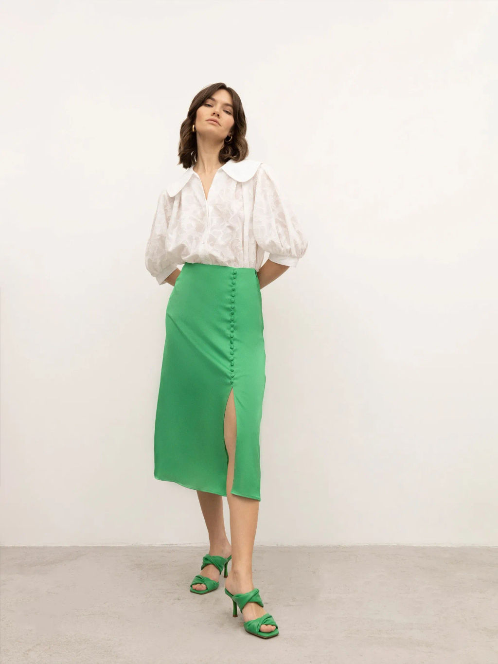 Юбка а-силуэта S971/dafna - Emka фото 8