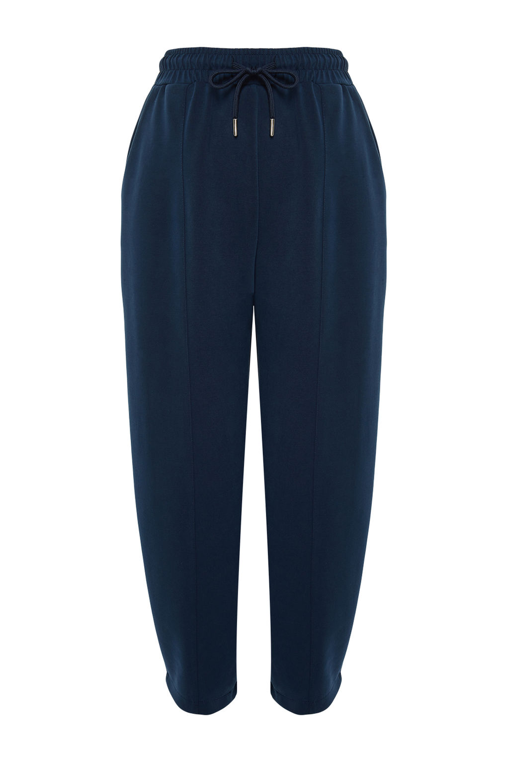 TRENDYOLMILLA Lacivert Modal Yumusak Kumasl? Yuksek Bel Esnek Orme Pantolon TWOAW24PL00361 фото 7