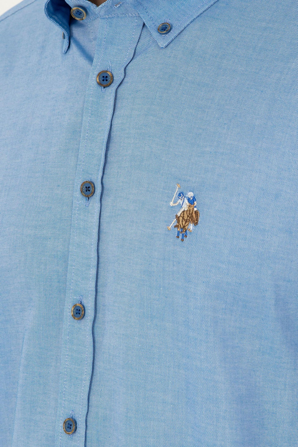 U. S. Polo Assn / Мужская базовая рубашка Saks с длинным рукавом - U.s. polo assn фото 7
