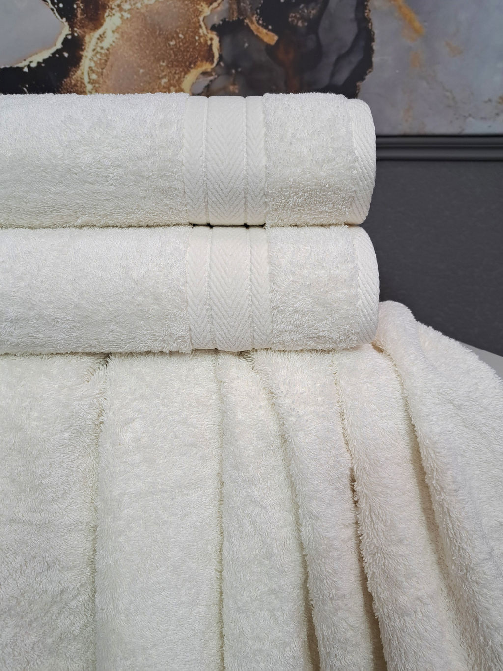 Полотенце Arno (жемчуг) 50х90см - Kazanov.a. фото 3