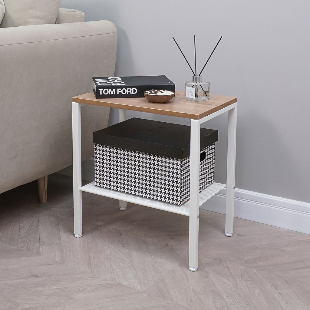 Тумба прикроватная "ТОРОНТО 12Л" (Белый)