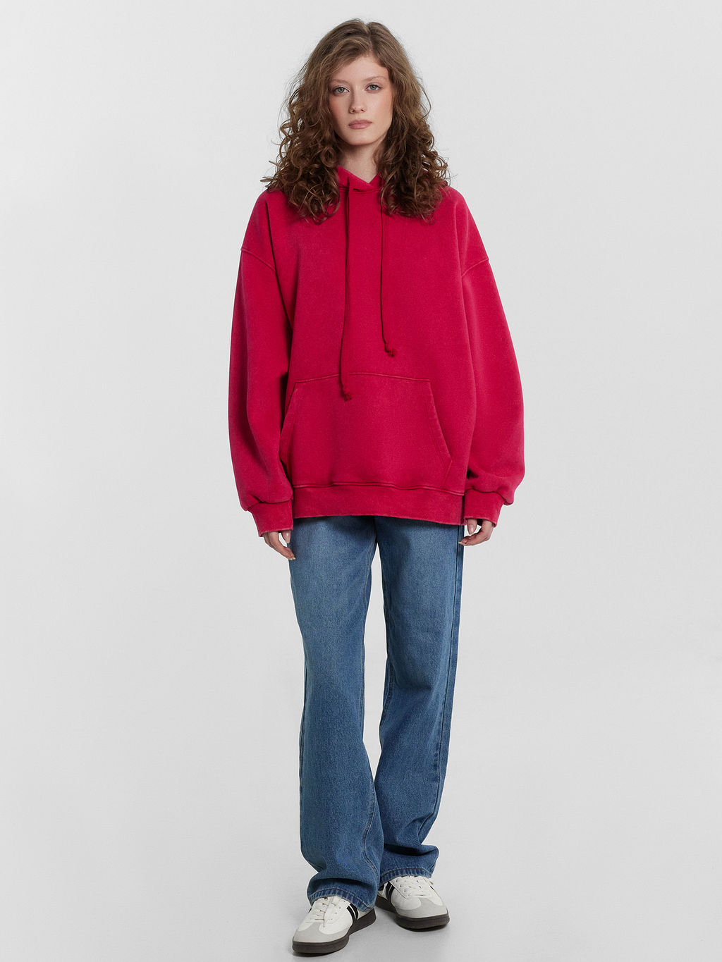 Худи женское светло-голубое