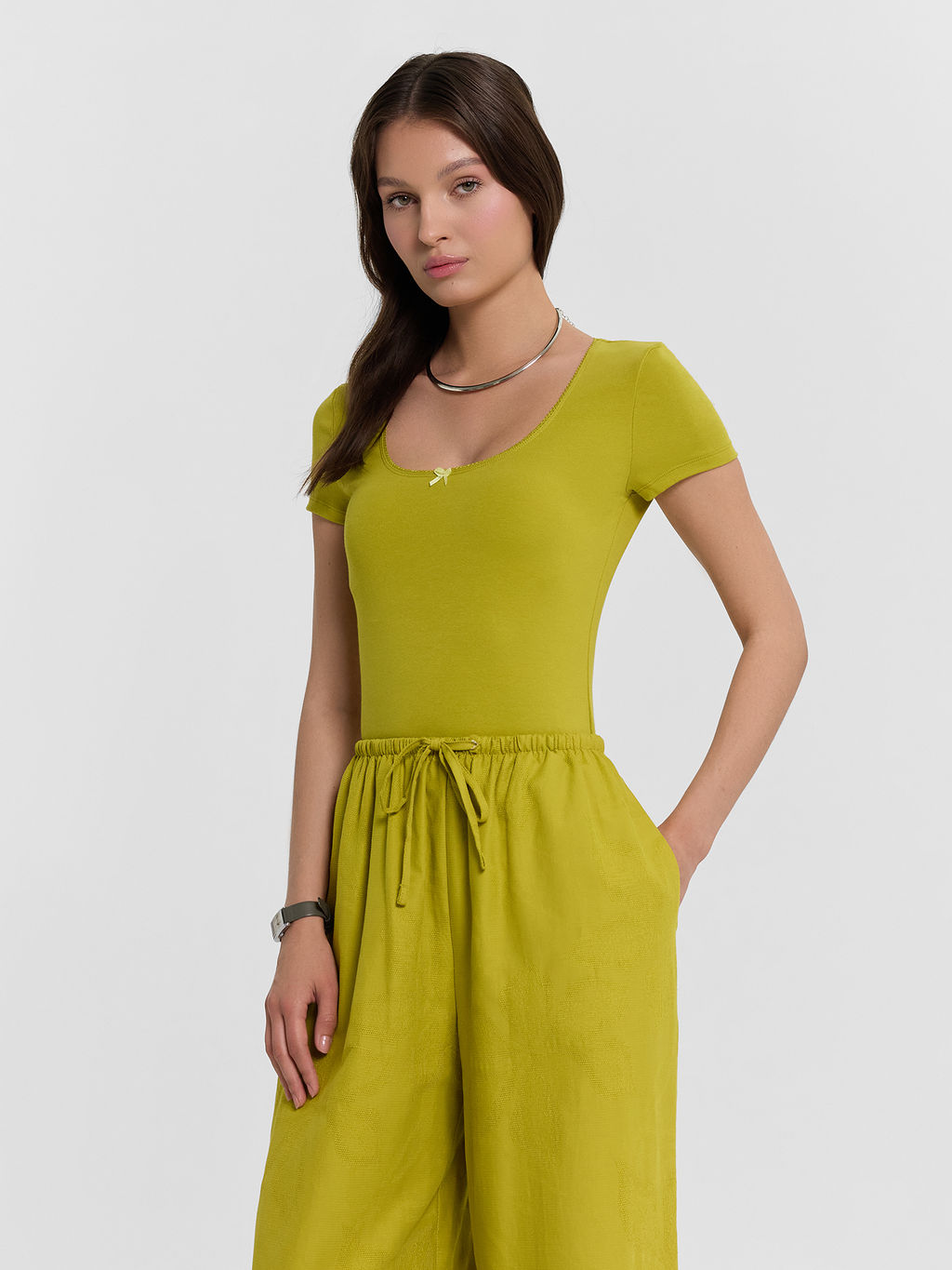 Футболка женская зеленая Mark Formelle