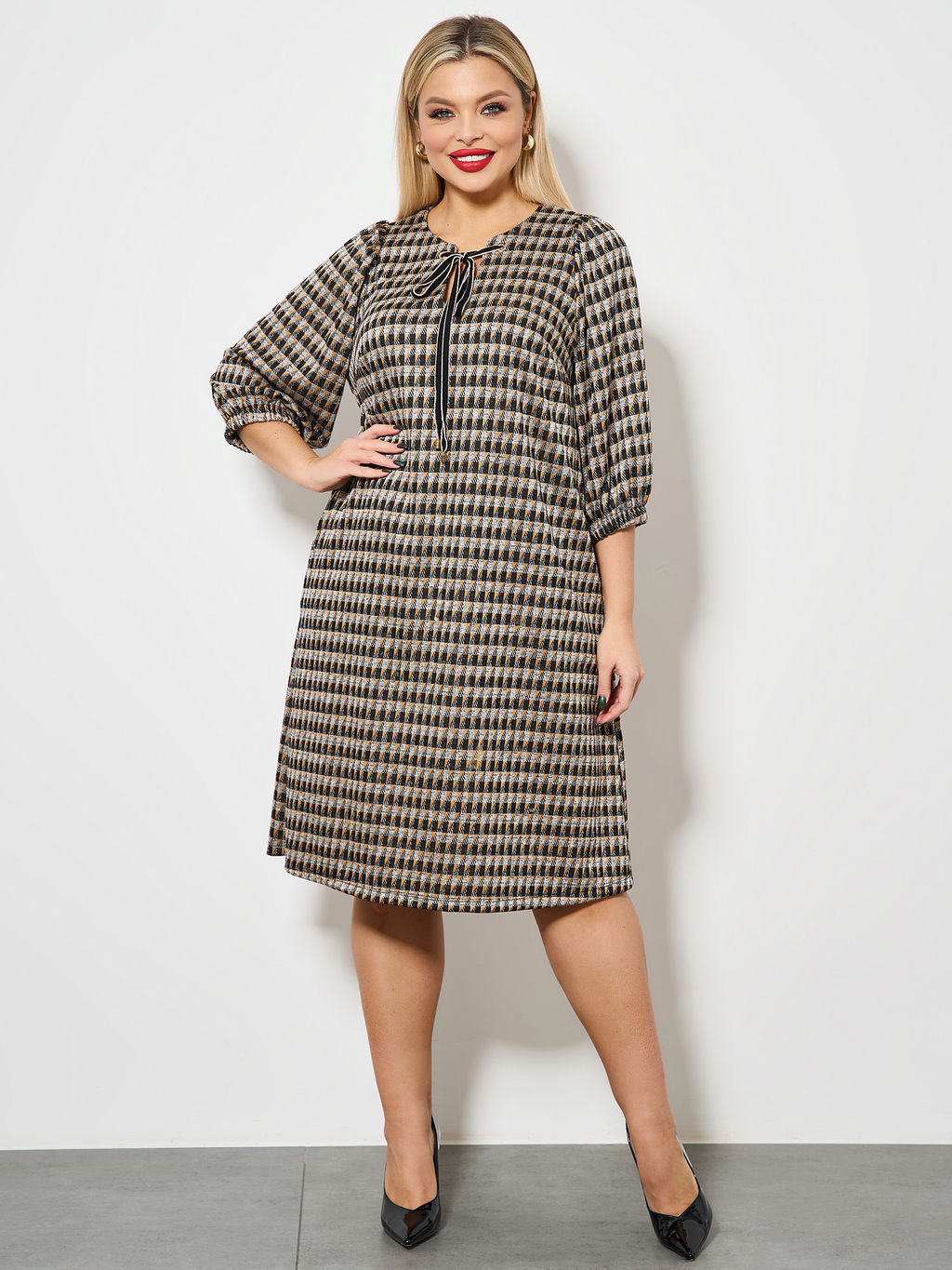 Платье 0218-2 чёрный кварц - Dora фото 89