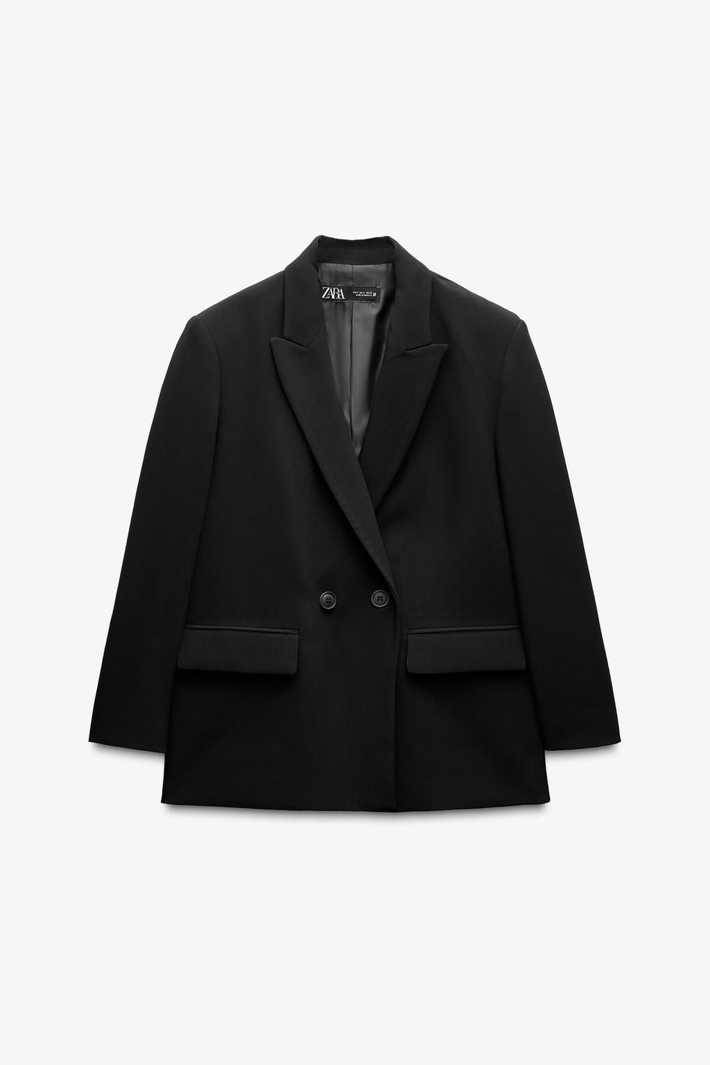 OVERSIZE DOUBLE-BREASTED BLAZER - Zara фото 12