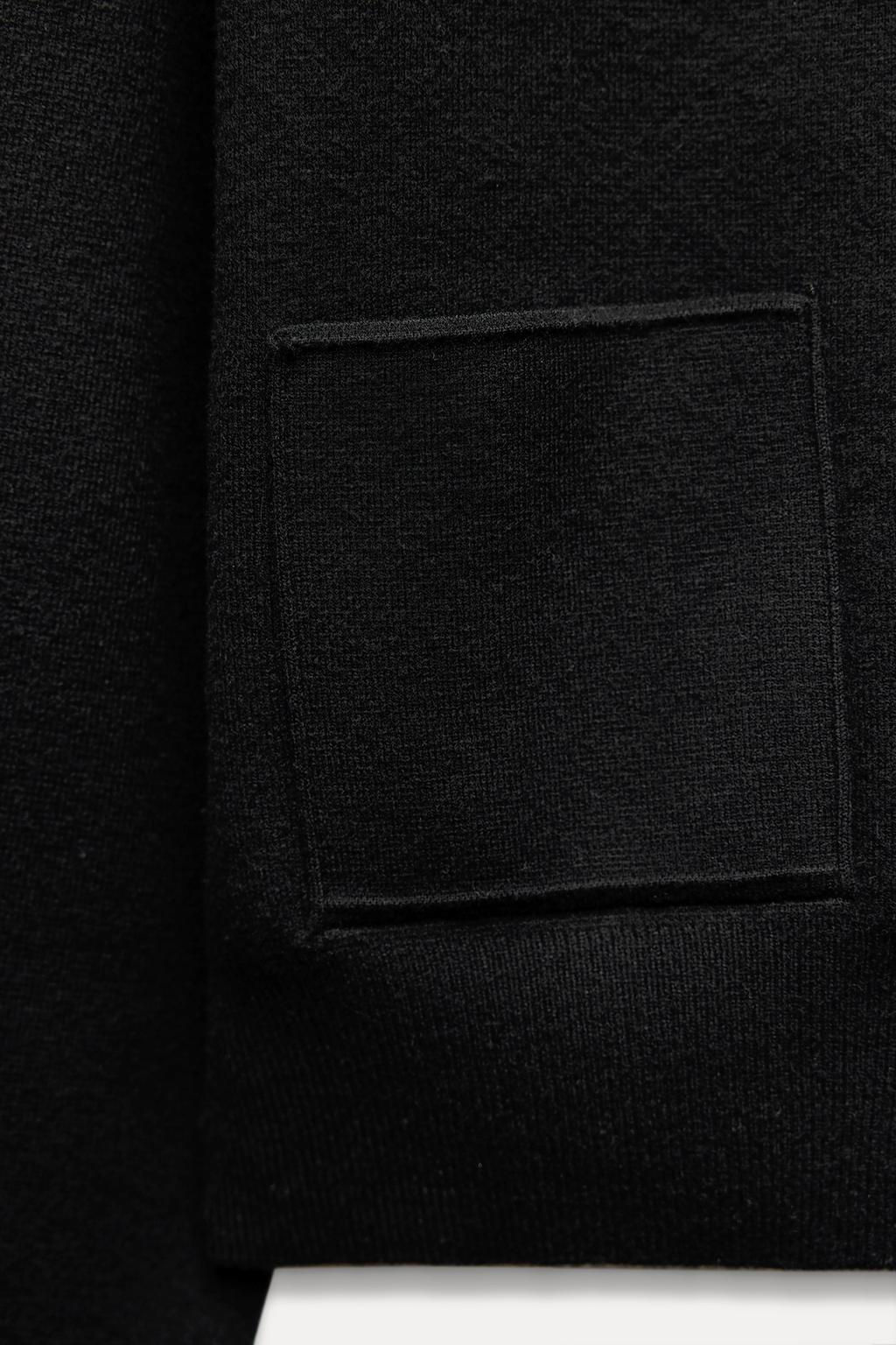 PLAIN KNIT CARDIGAN WITH SHOULDER PADS - Zara фото 6