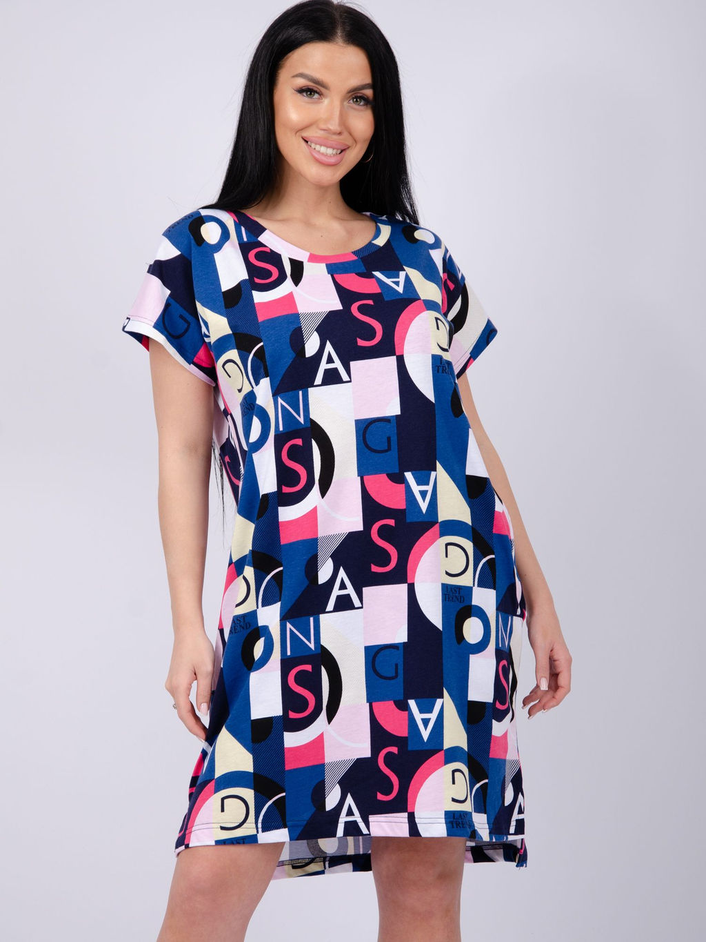 Туника "Блеск" скрабл, трикотаж