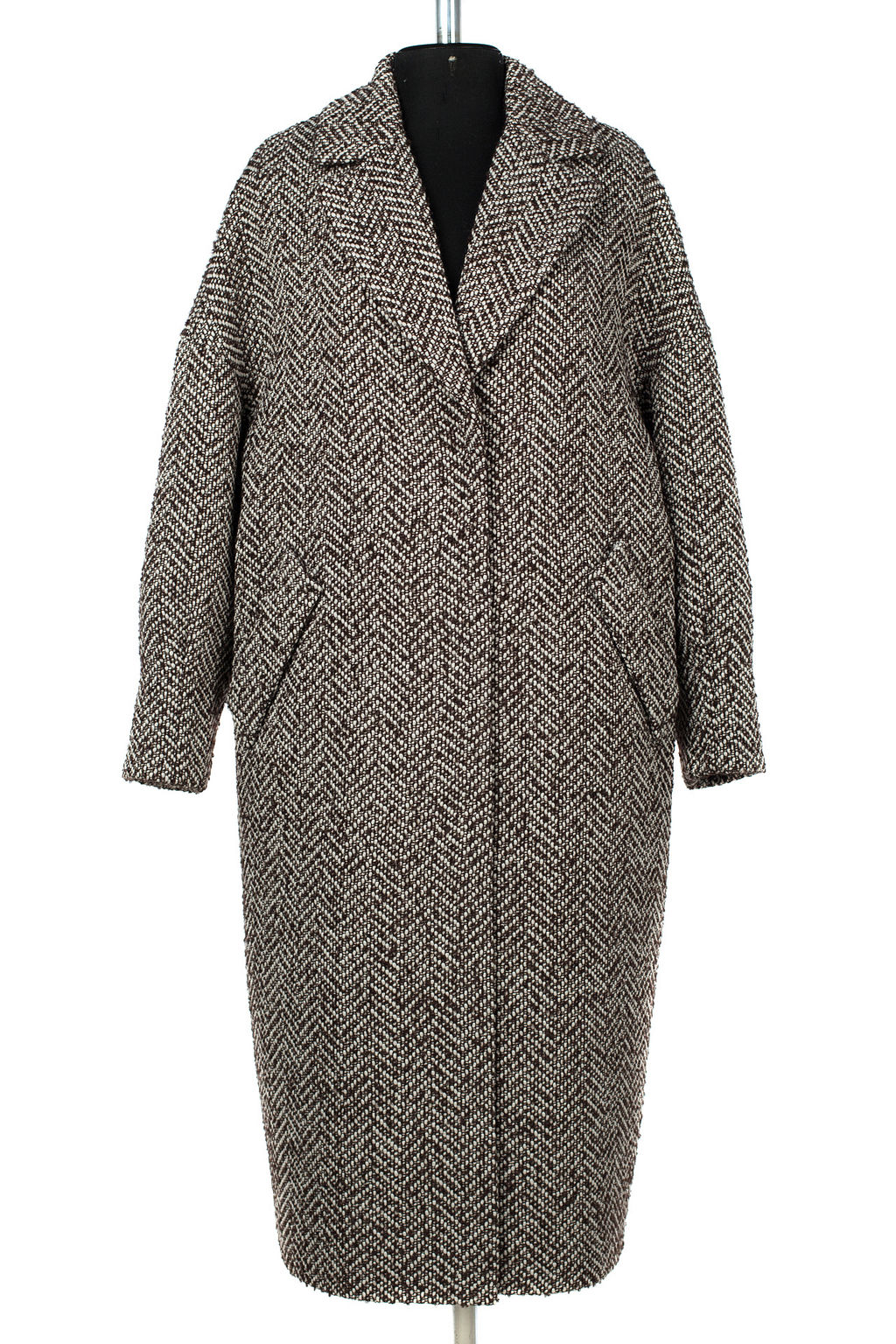 Пальто женское демисезонное в составе шерсть 60% - El podio фото 7