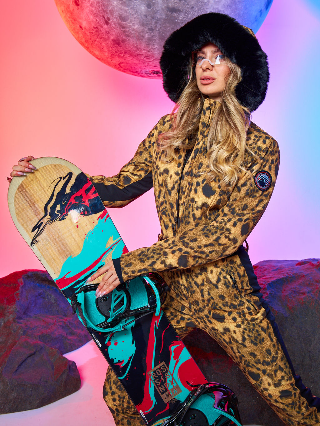 Женский мембранный зимний горнолыжный комбинезон Alpha Endless Chik Diva 2 223/2313-1_017 Разноцветный  фото 31