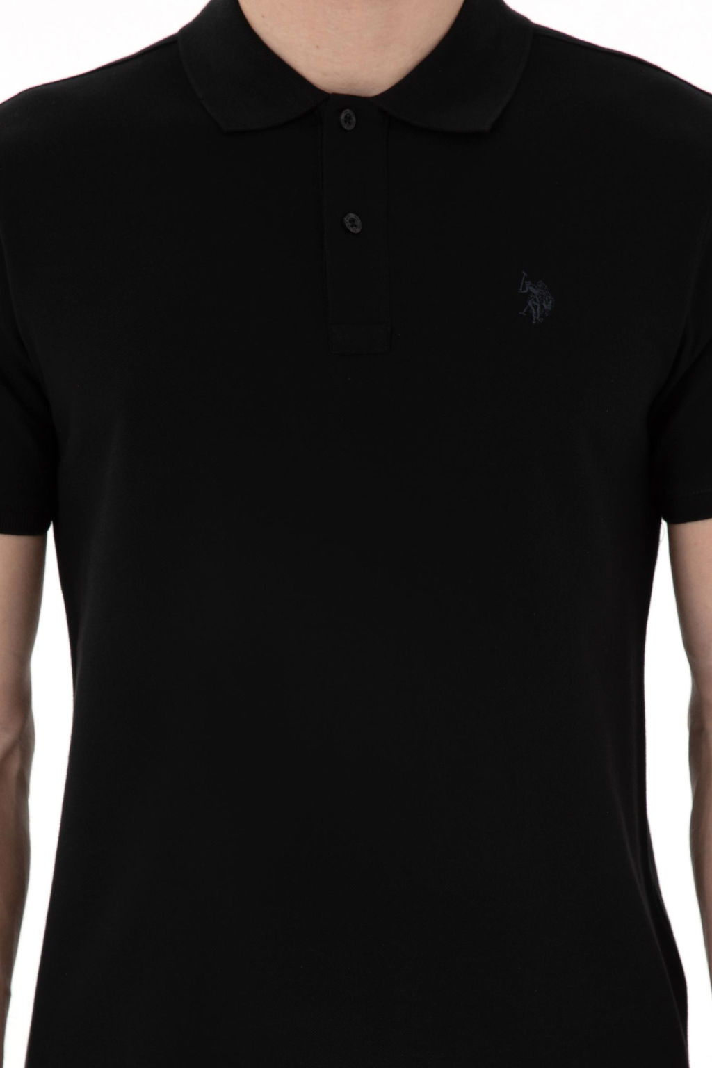Erkek Slim Fit Polo Yaka Siyah Basic Ti__rt Sepette S_rpriz _ndirim - U.s. polo assn фото 6