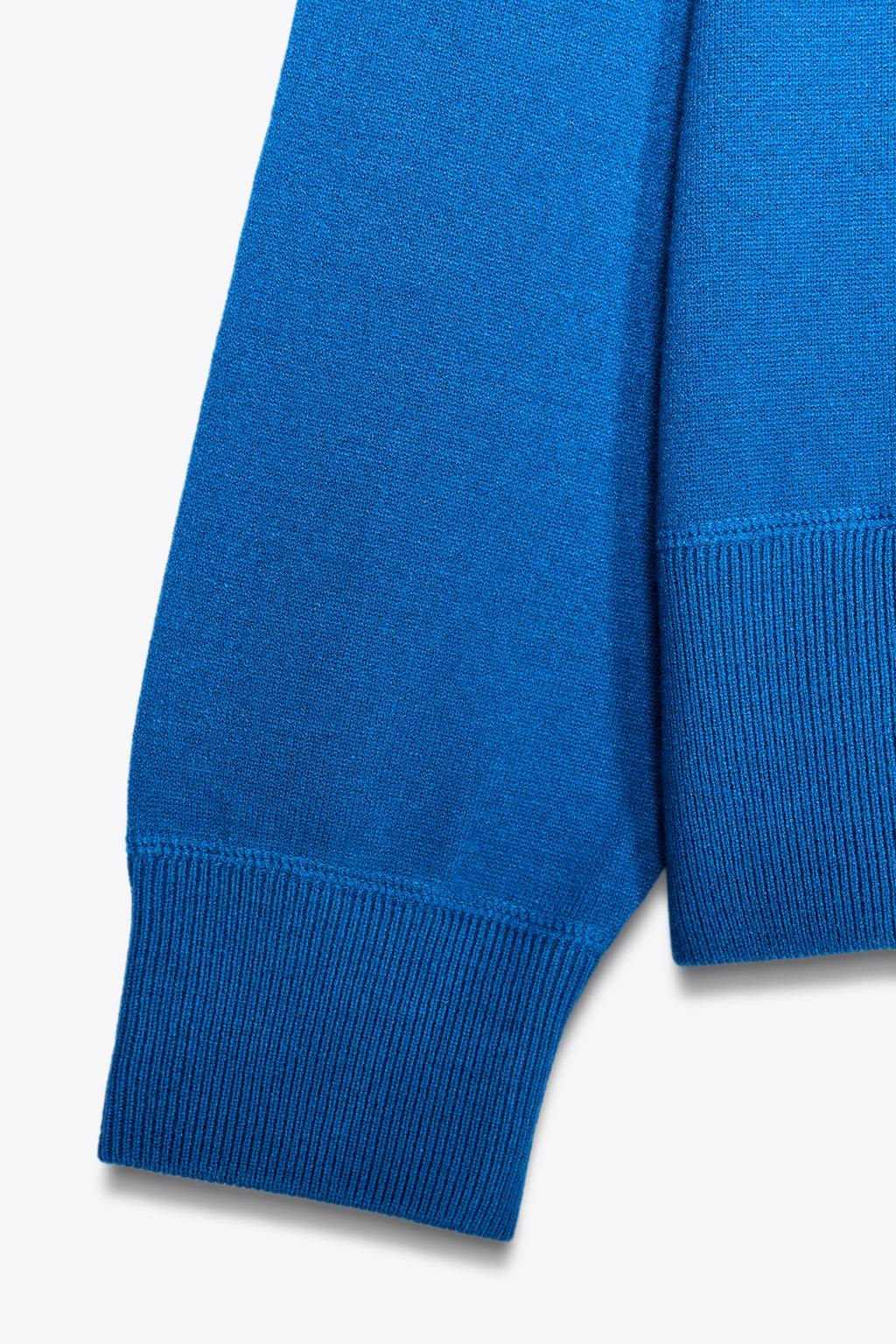 PLAIN KNIT SWEATSHIRT - Zara фото 12