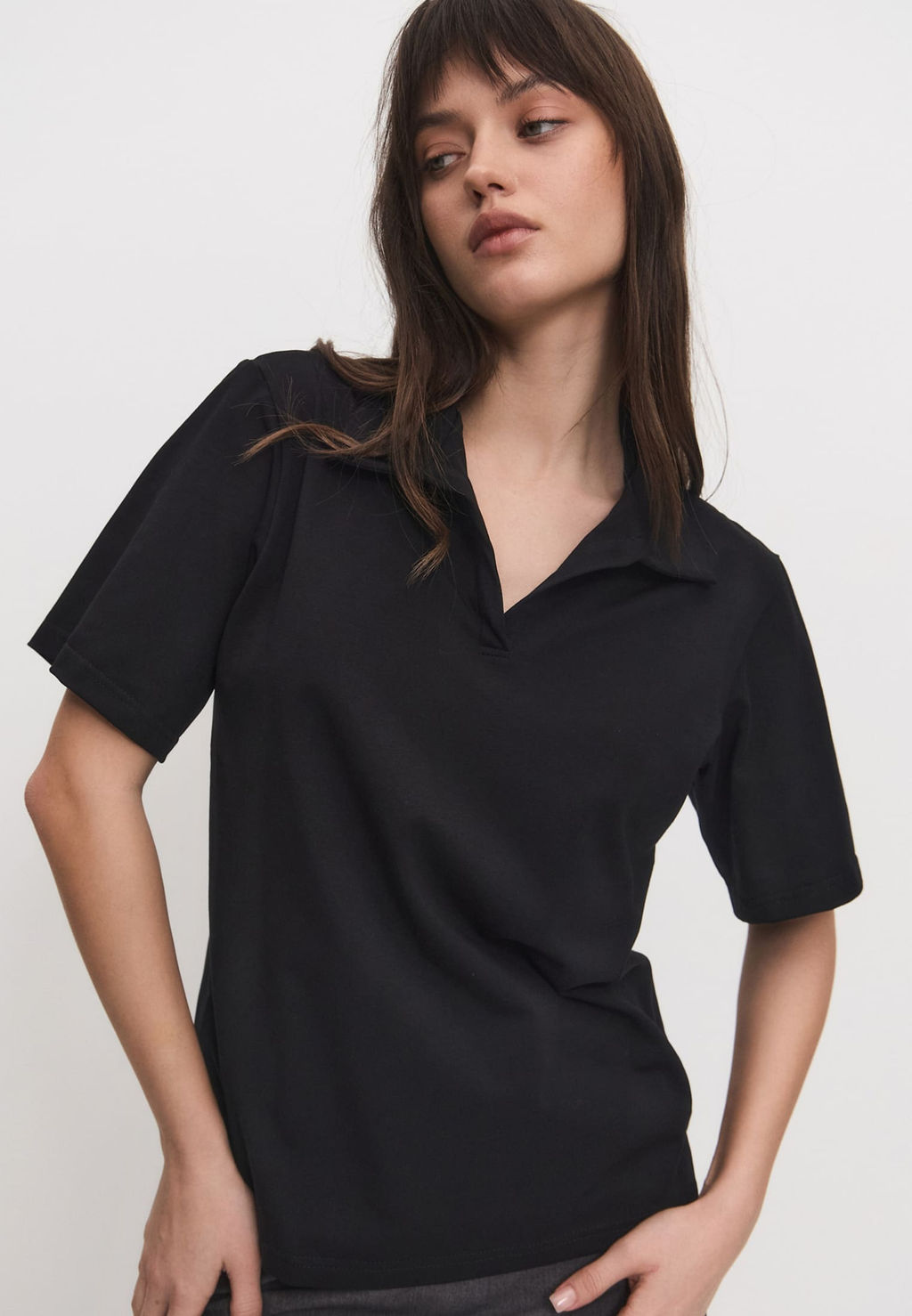 Футболка-поло женская 25234-492 мокко - Avese фото 99