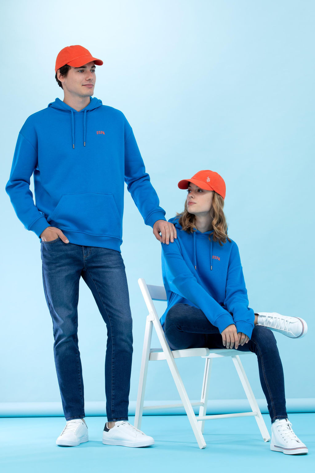 U. S. Polo Assn Базовая толстовка оверсайз с капюшоном Kobalt - U.s. polo assn фото 15