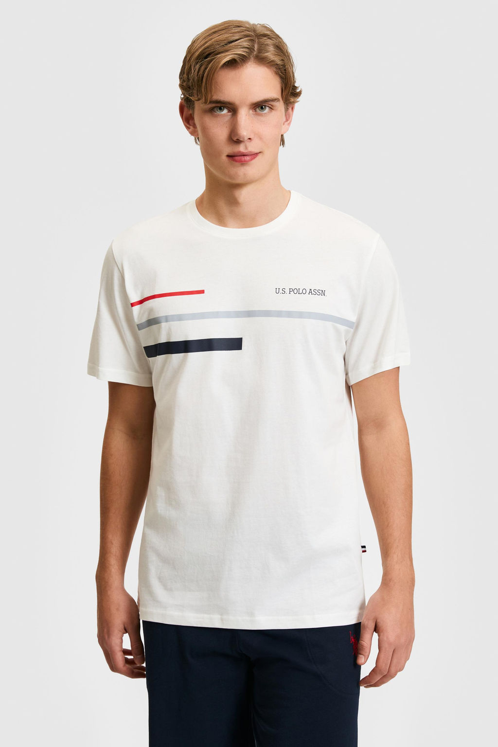 Erkek Beyaz Pijama Tak_m_
