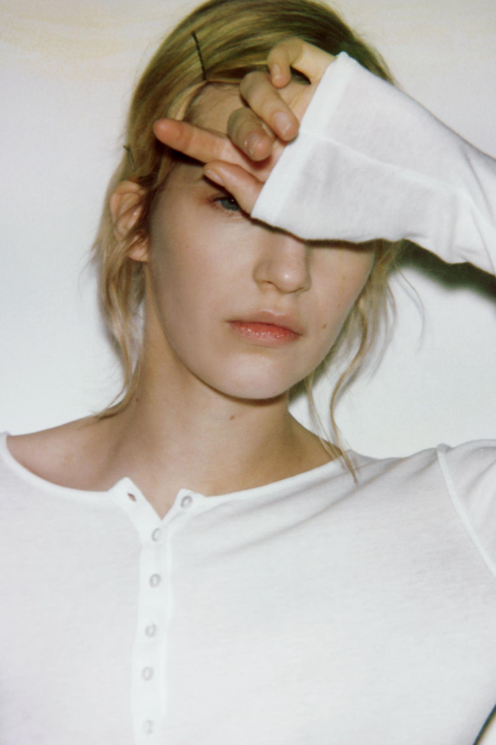 HENLEY NECK T-SHIRT - Zara фото 5