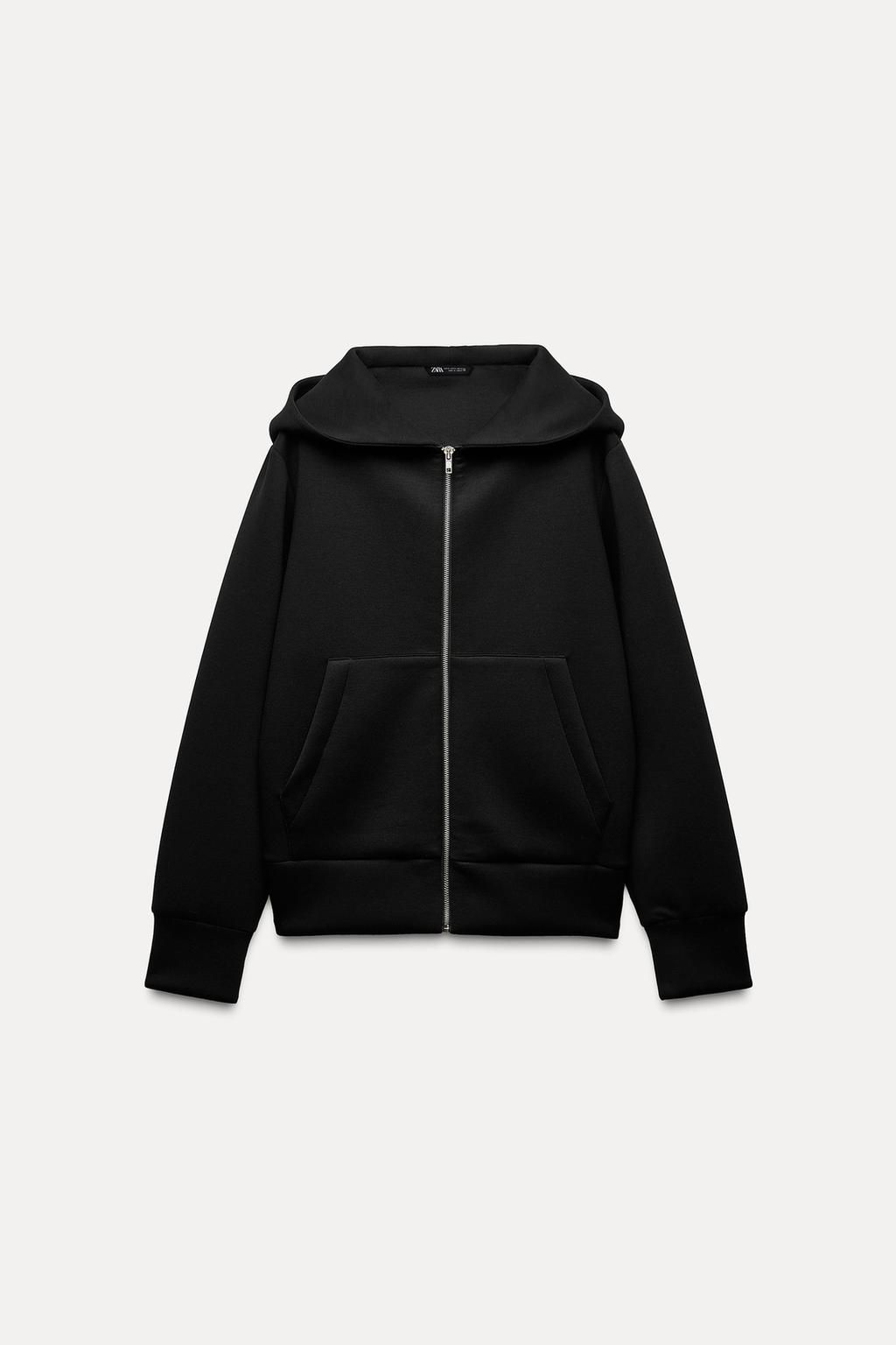 SCUBA-EFFECT HOODED SWEATSHIRT - Zara фото 5