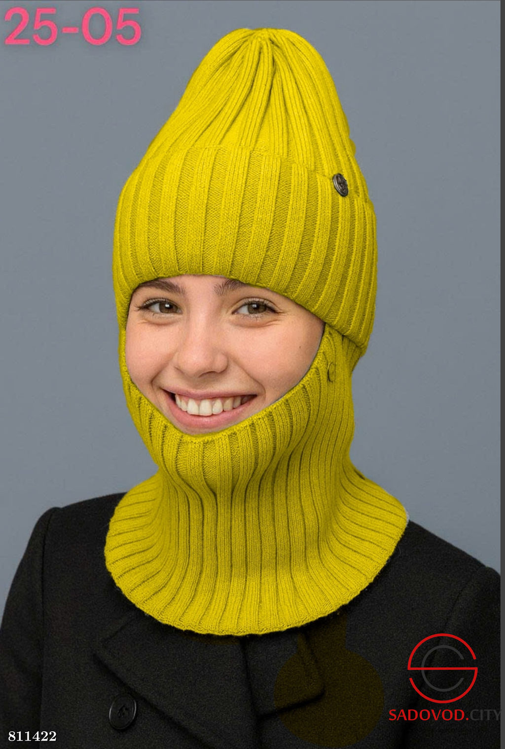 Зимний комплект шапка и снуд внутри флис - Bruno фото 7