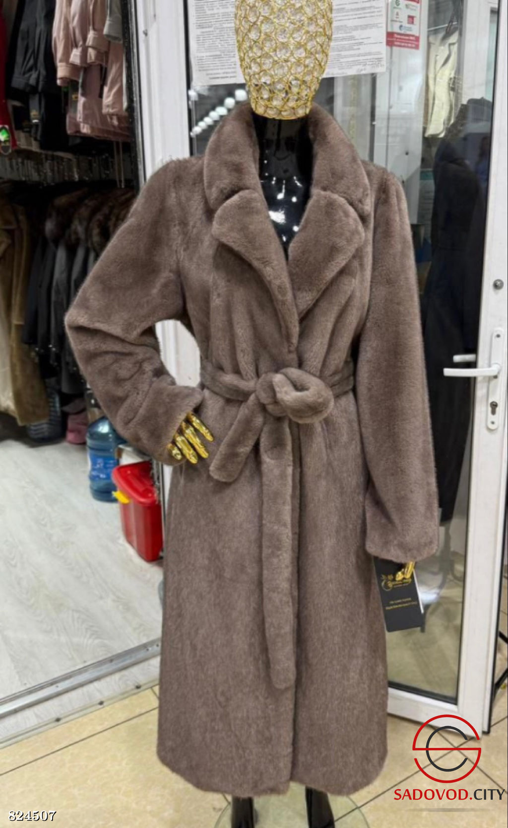 Шуба женская из искусственного меха