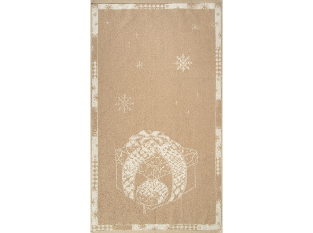 6с103.512ж2 Змея-подарочек(лён3) Полотенце махровое 50х90см