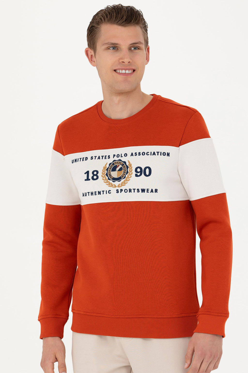 Мужской свитшот с плиткой Неожиданная скидка в корзине - U.s. polo assn фото 10