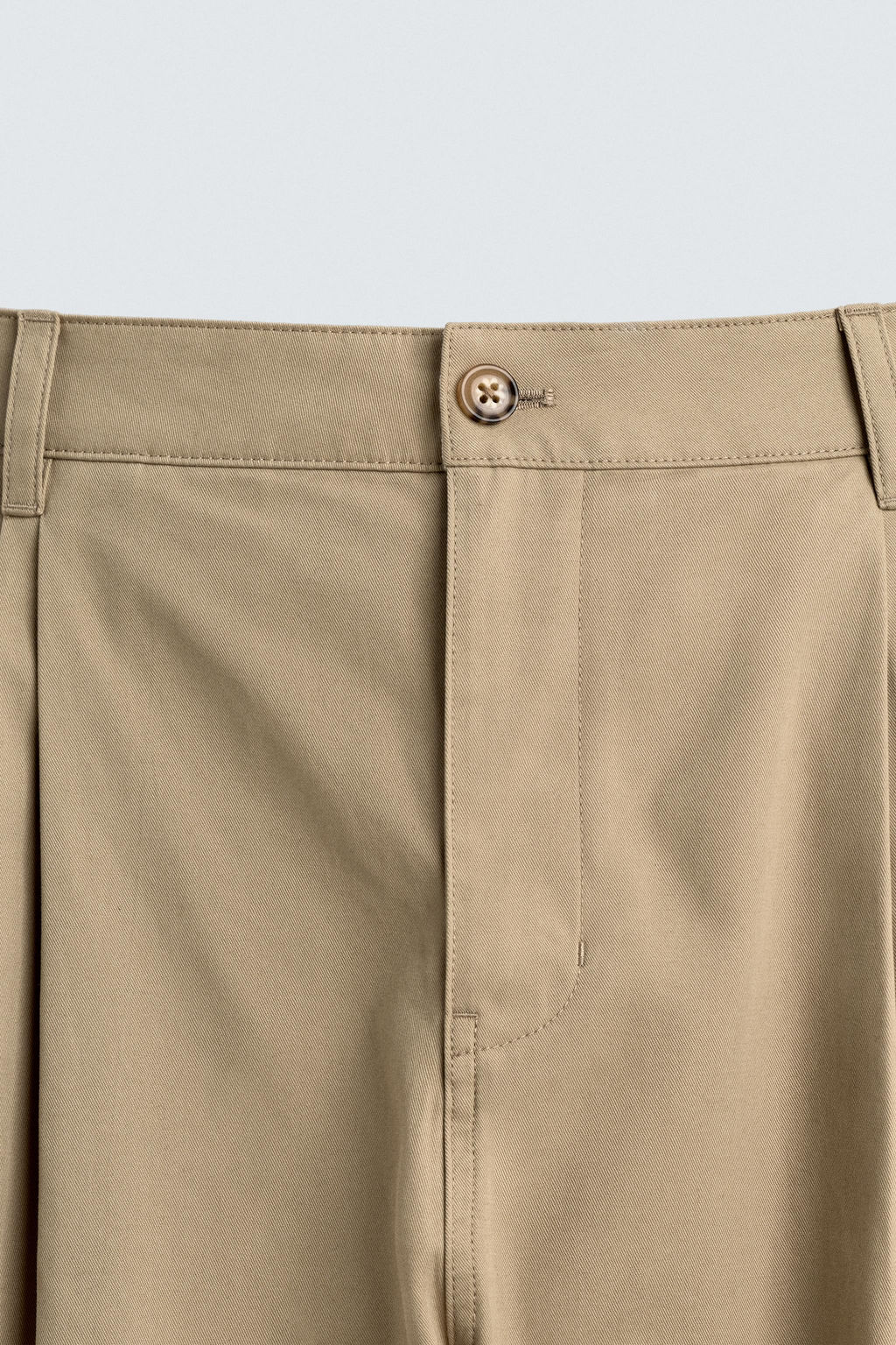 PANTAL?N CHINO WIDE FIT / Tostado - Zara фото 8