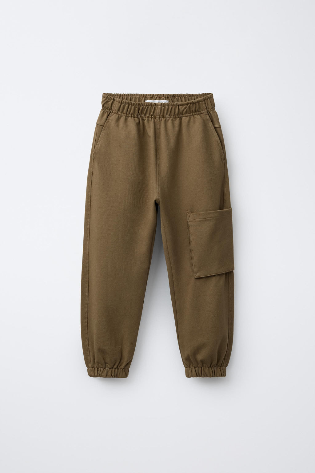 PLUSH CARGO JOGGING TROUSERS