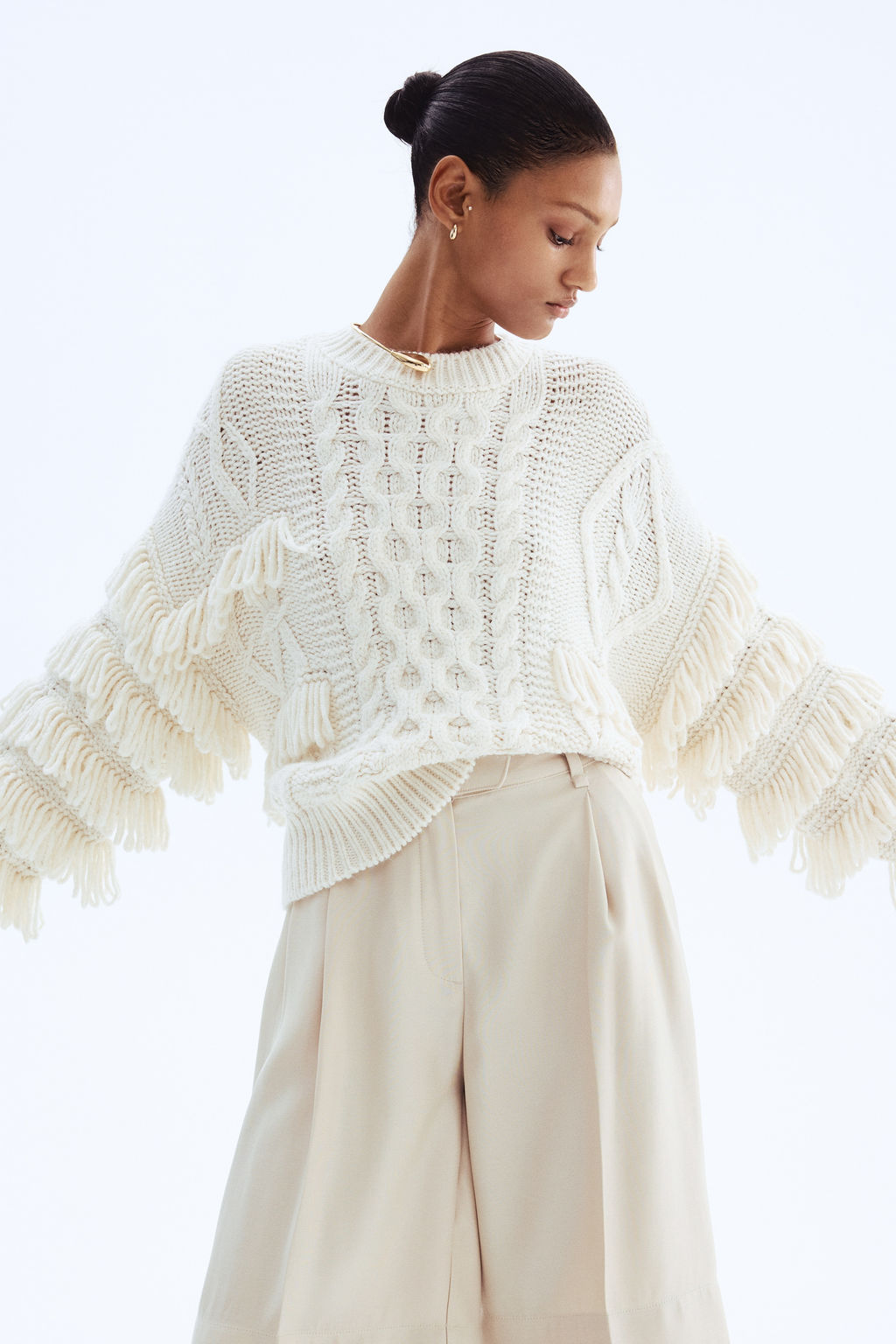 Jersey con flecos - H&m фото 4