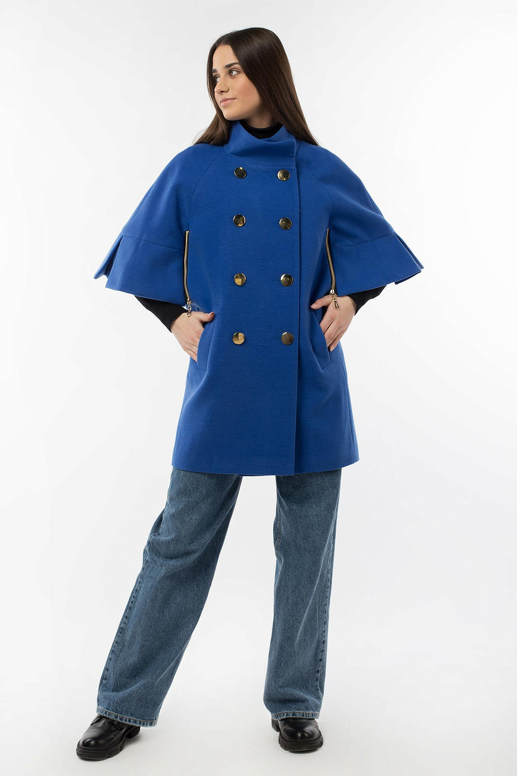 01-05654 Пальто женское демисезонное - El podio фото 2