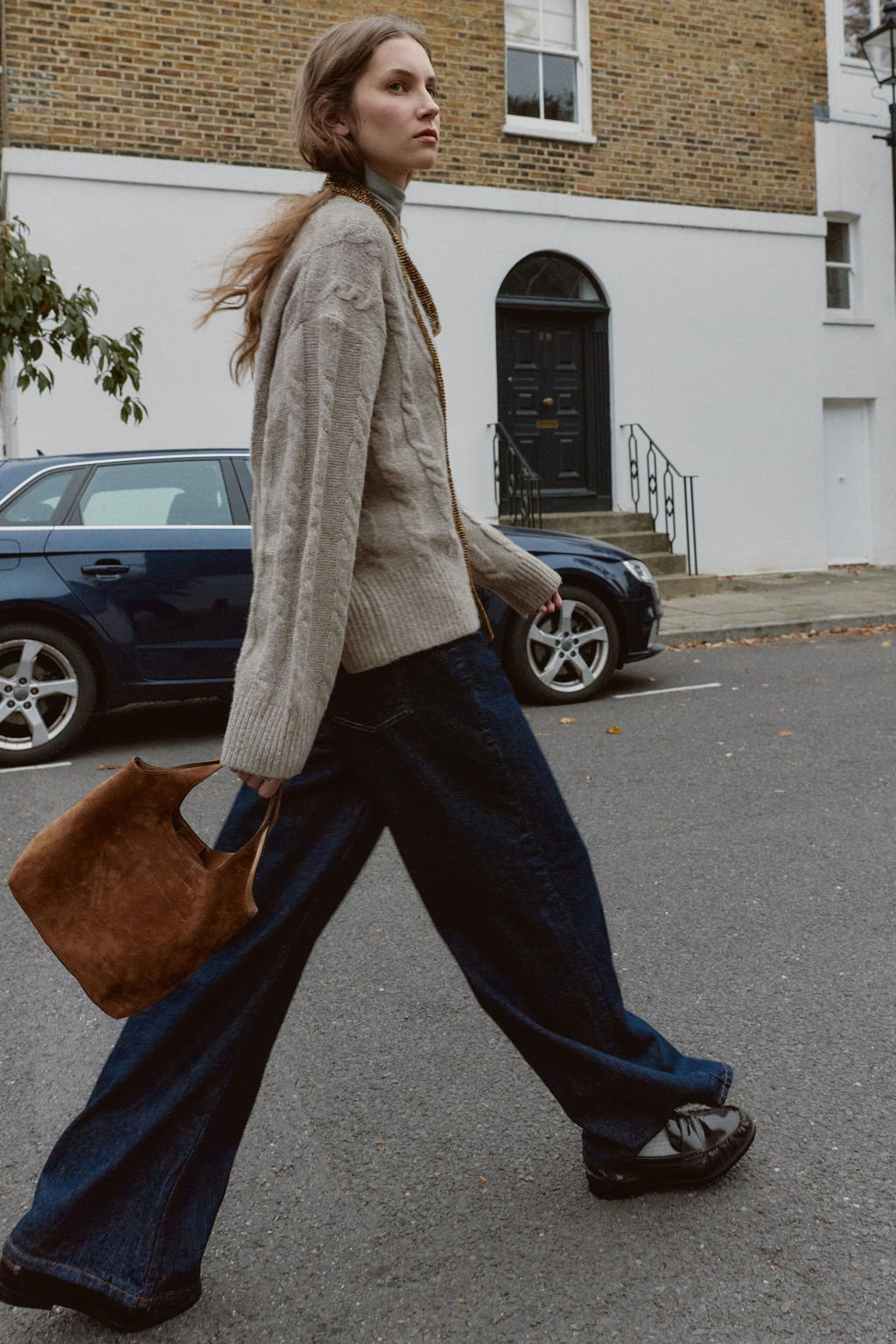 SOFT CABLE KNIT JUMPER - Zara фото 10