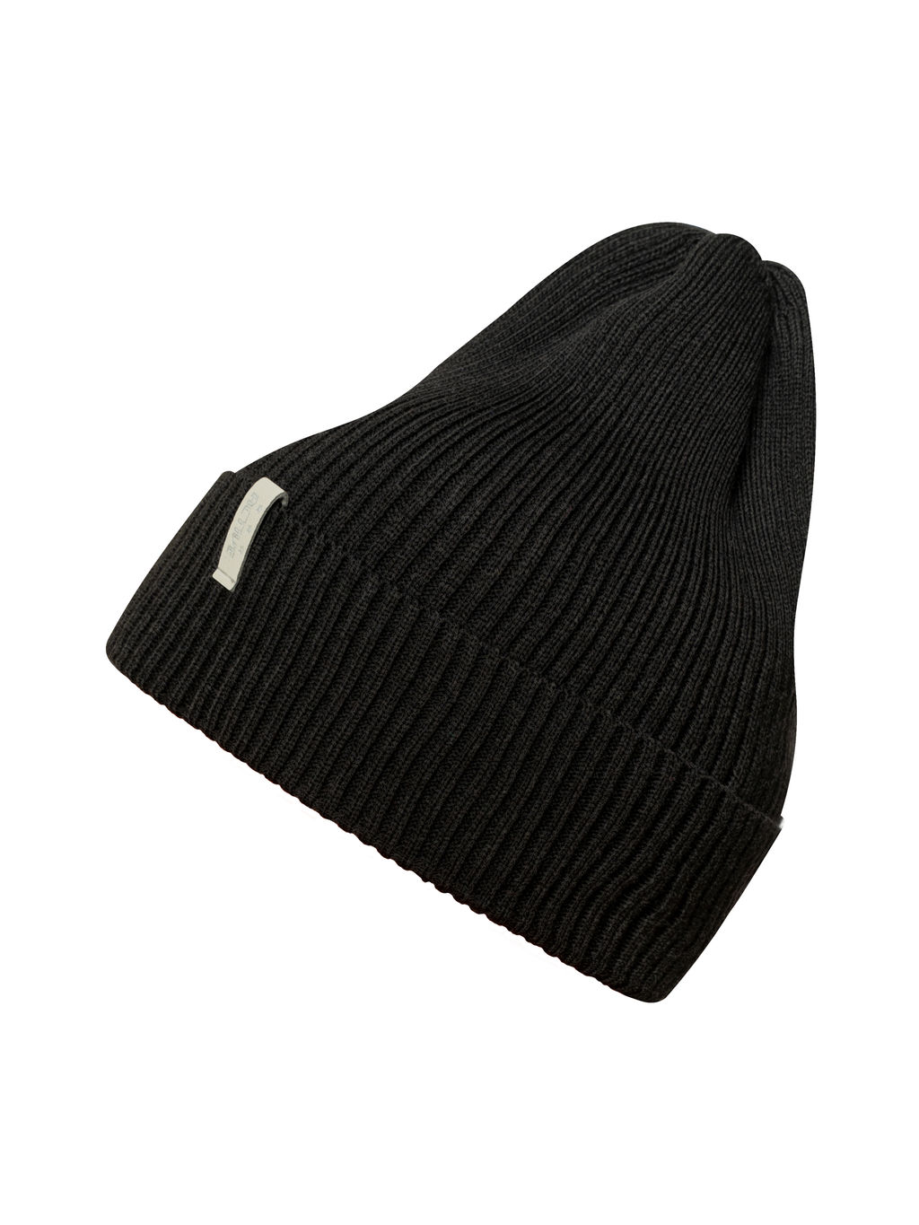Шапка вязаная черная Ш-102/1 (58)