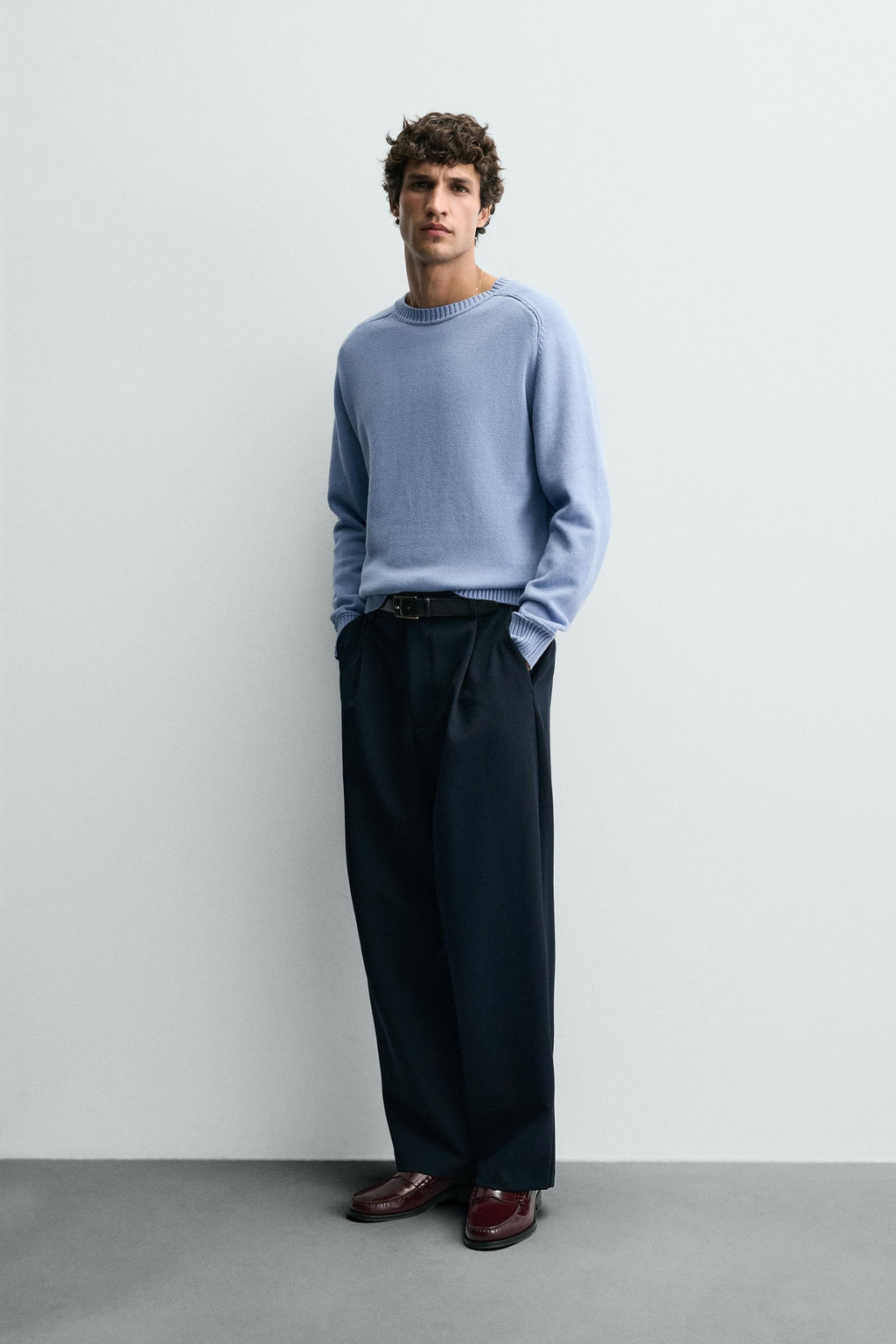 COTTON-CASHMERE SWEATER