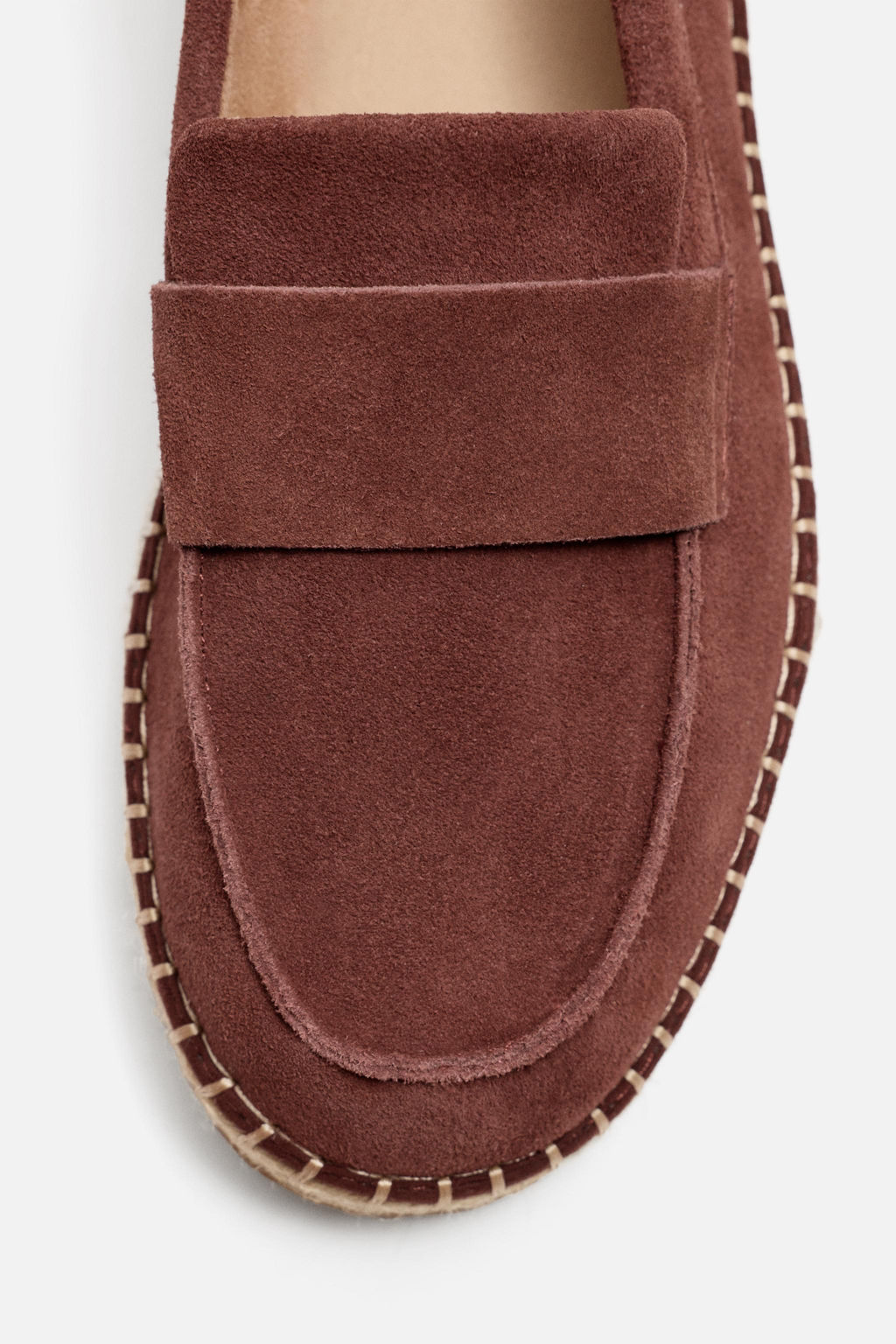 LEATHER MOCCASIN ESPADRILLES - Zara фото 7