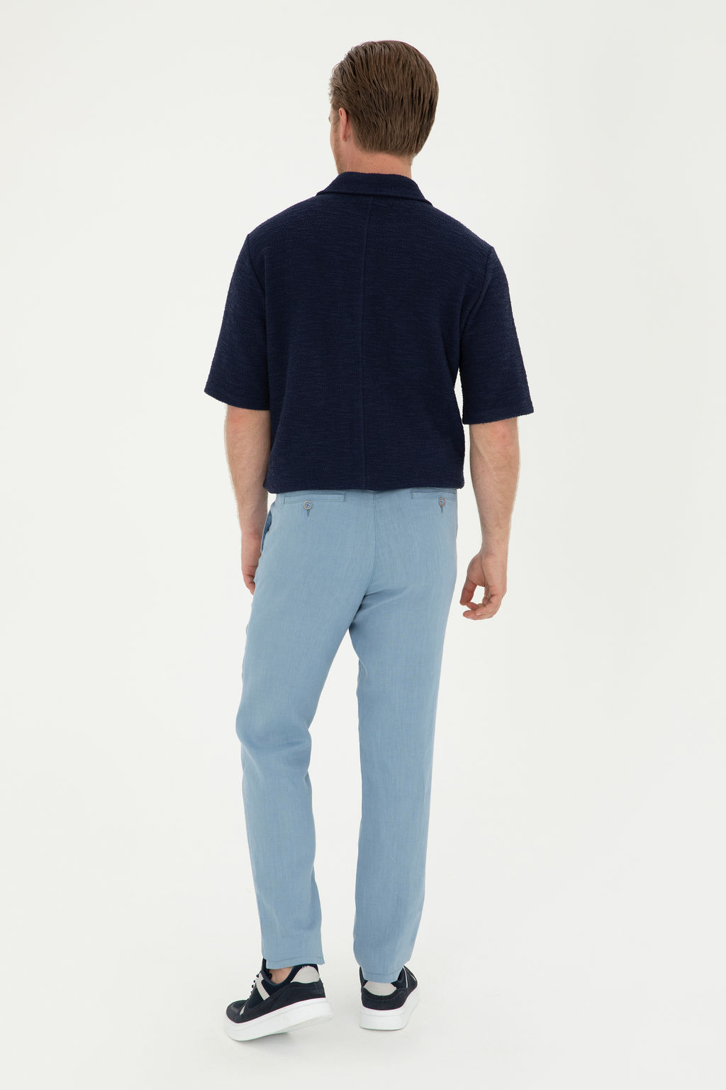 Мужские брюки из парусины цвета индиго - U.s. polo assn фото 10