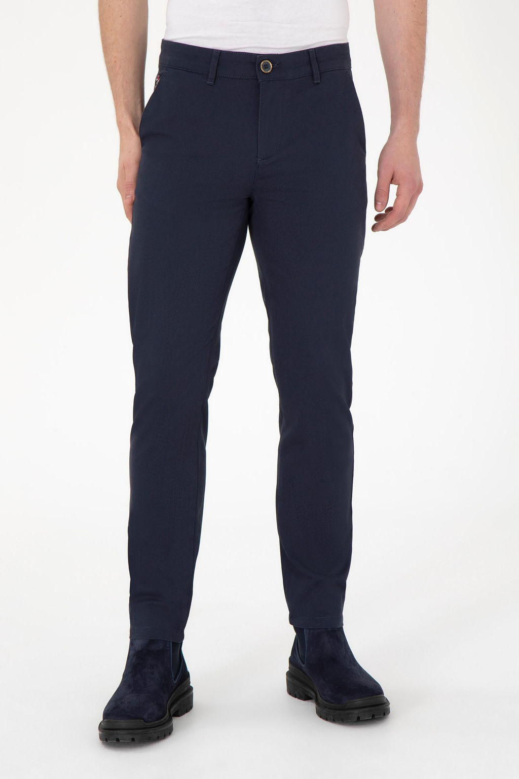 Erkek Lacivert Kanvas / Chino Pantolon - U.s. polo assn фото 2