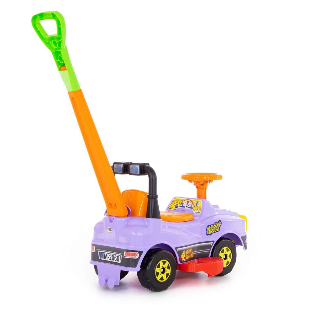 Автомобиль Джип-каталка с ручкой - №2 (сиреневый) - Полесье фото 4