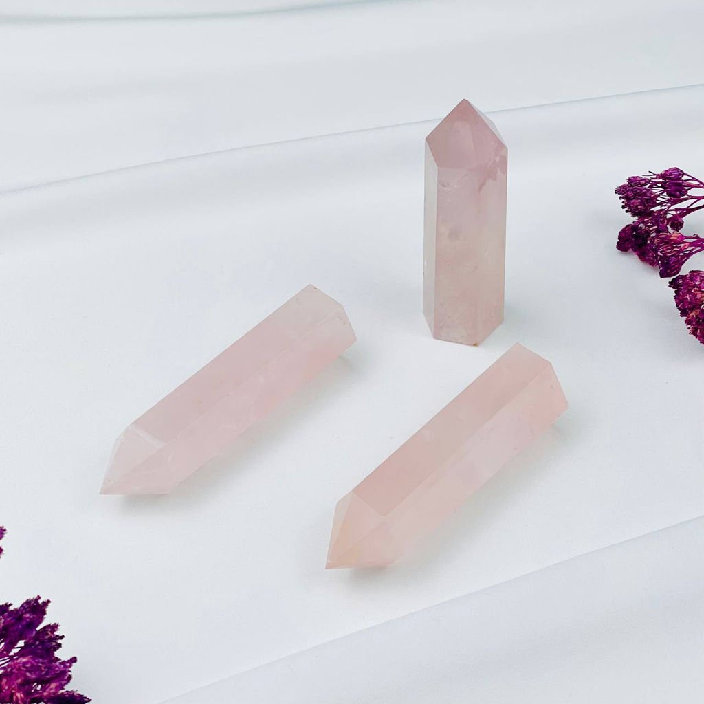 Кристалл из Розового кварца - Радуга самоцветов фото 2