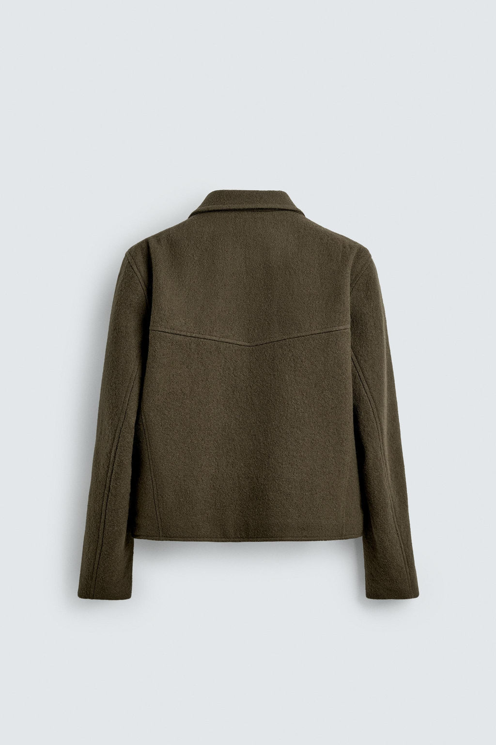 100% WOOL POCKET JACKET LIMITED EDITION - Zara фото 9