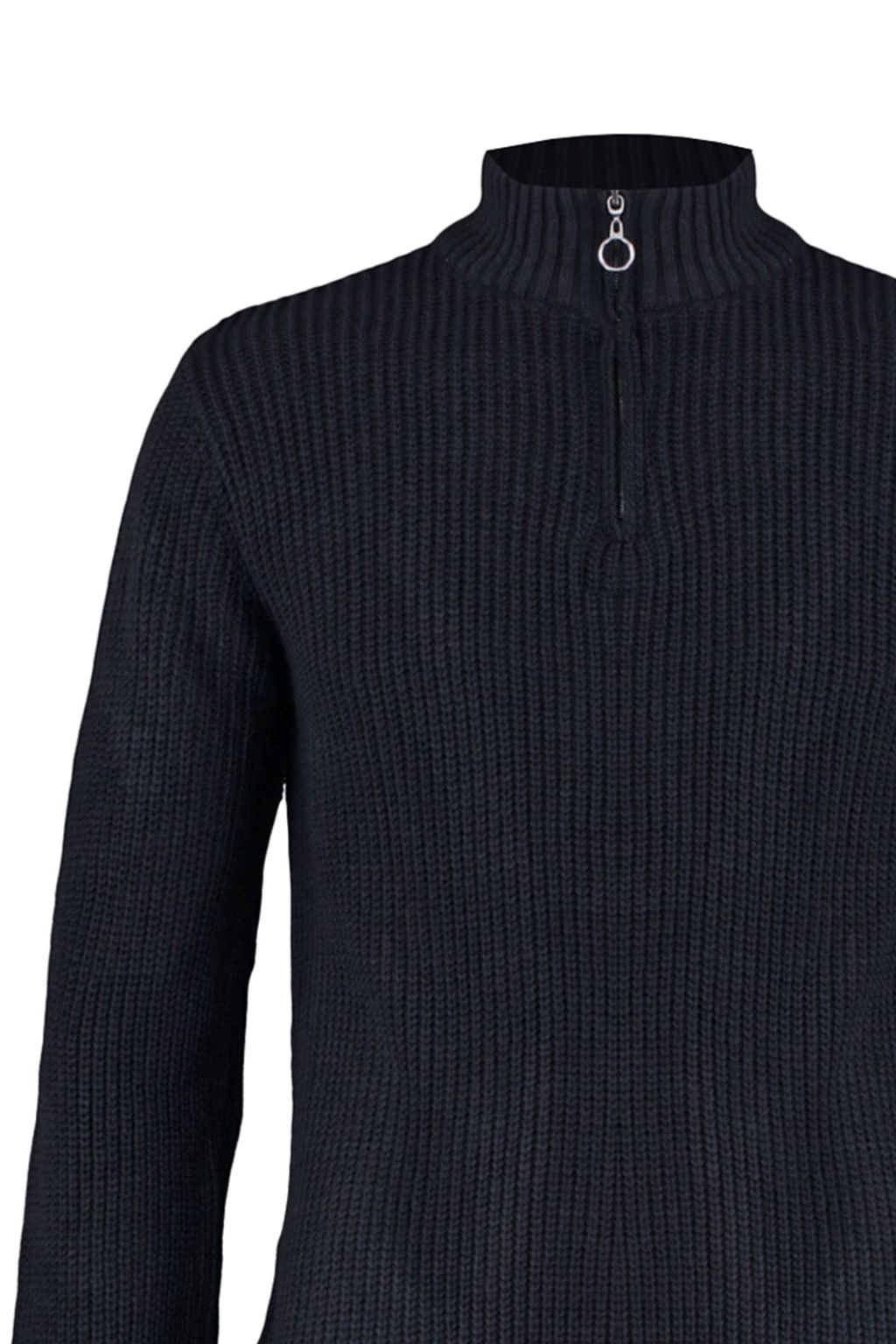 TRENDYOL MAN Indigo Casual Regular Yar?m Bal?kc? Yaka Duz Triko Kazak TMNAW22KZ1908 - Trendyolmilla фото 18