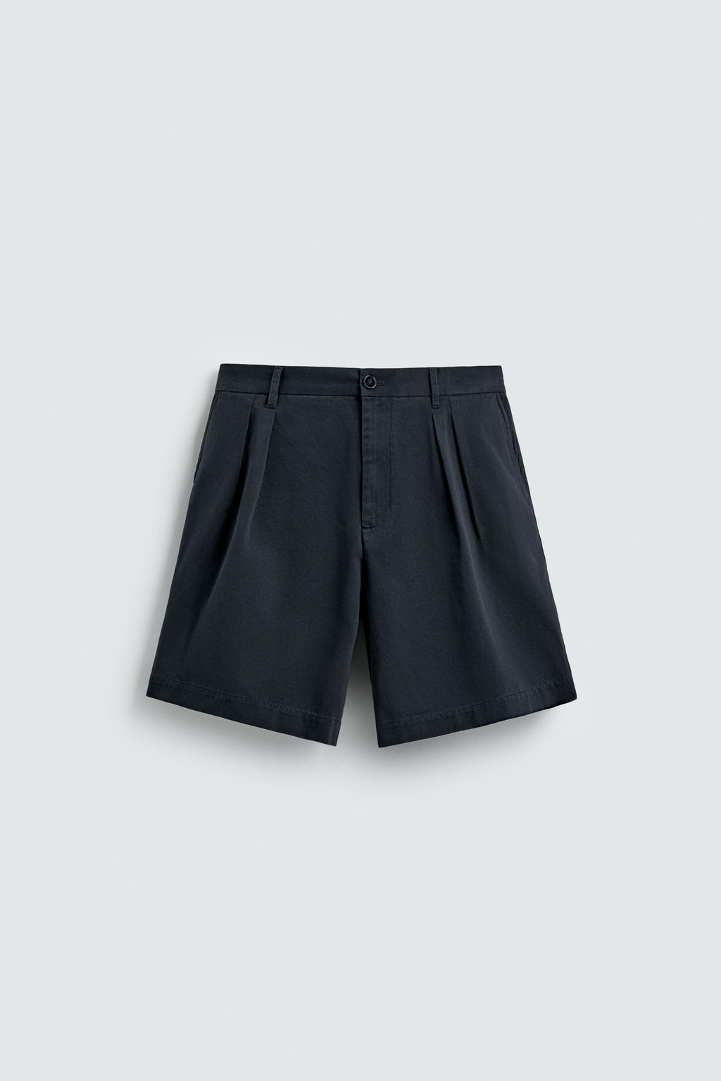 BERMUDA RELAXED FIT PLIEGUES / Marino - Zara фото 6