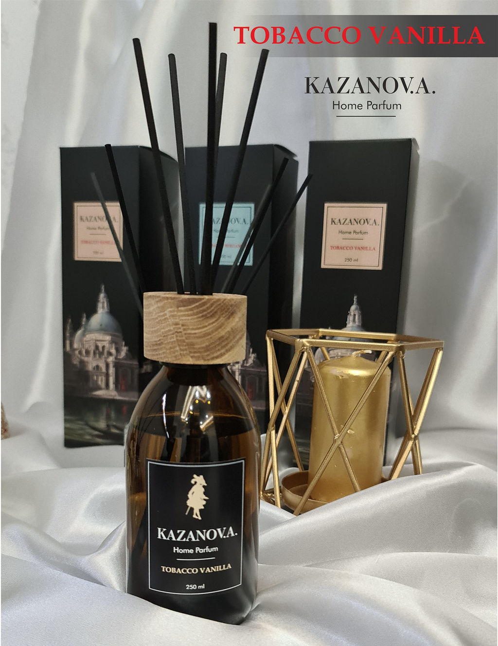 Ароматический диффузор Tabacco Vanilla 100мл - Kazanov.a. фото 2